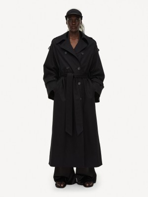 By Malene Birger Alanis Trench Jakne Crne | HR_BB95860