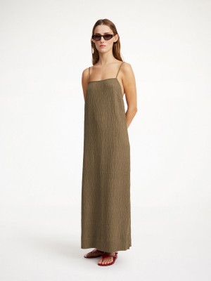 By Malene Birger Almeena Maxi Haljina Shitake | HR_BB90530