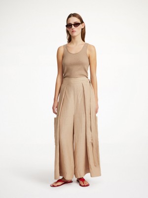 By Malene Birger Darlane Wide-leg Hlače Nomad | HR_BB73483