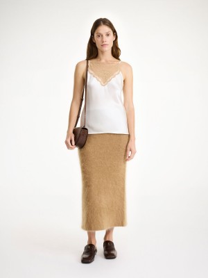 By Malene Birger Estille Midi Skirt Pletenina Smeđe | HR_BB26449