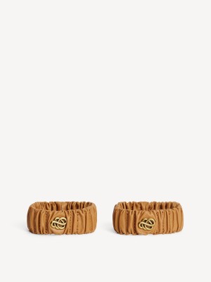 By Malene Birger Evelo Leather Wrist Bands Ostali Dodaci Raw Sugar | HR_BB42971