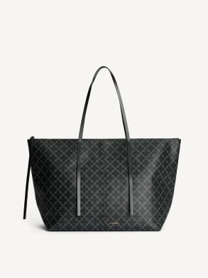 By Malene Birger Luze Tote Torbe Charcoal | HR_BB86467