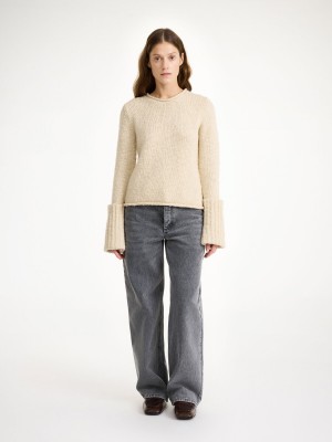 By Malene Birger Sorena Sweater Pletenina Oyster Gray | HR_BB71961