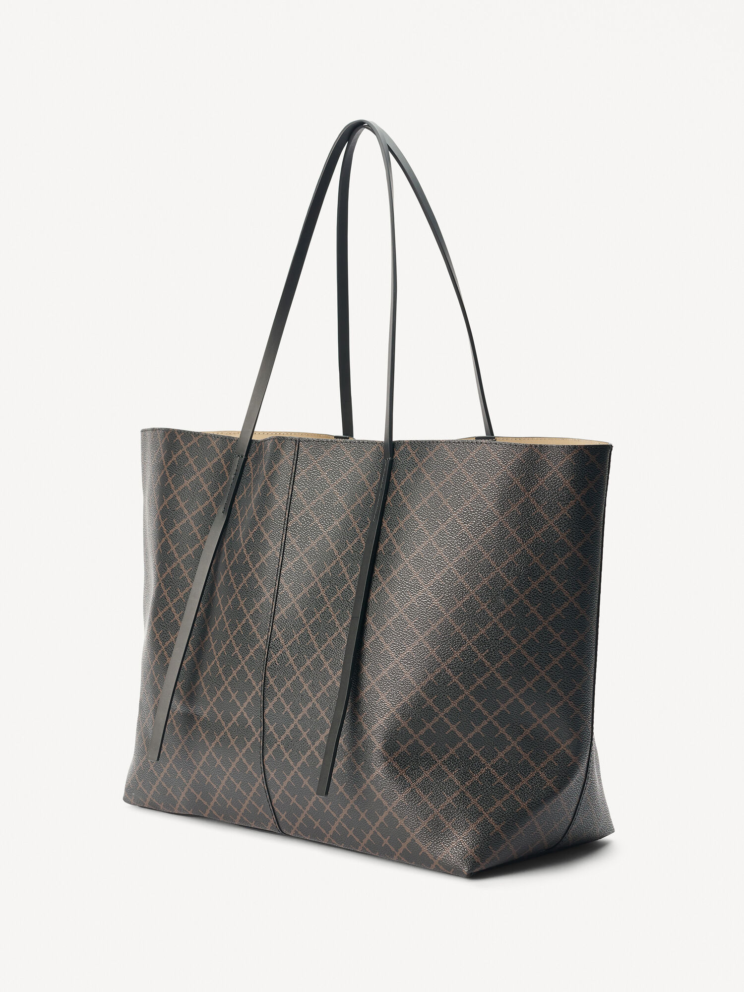 By Malene Birger Abi Printed Tote Torbe Tamno | HR_BB87714