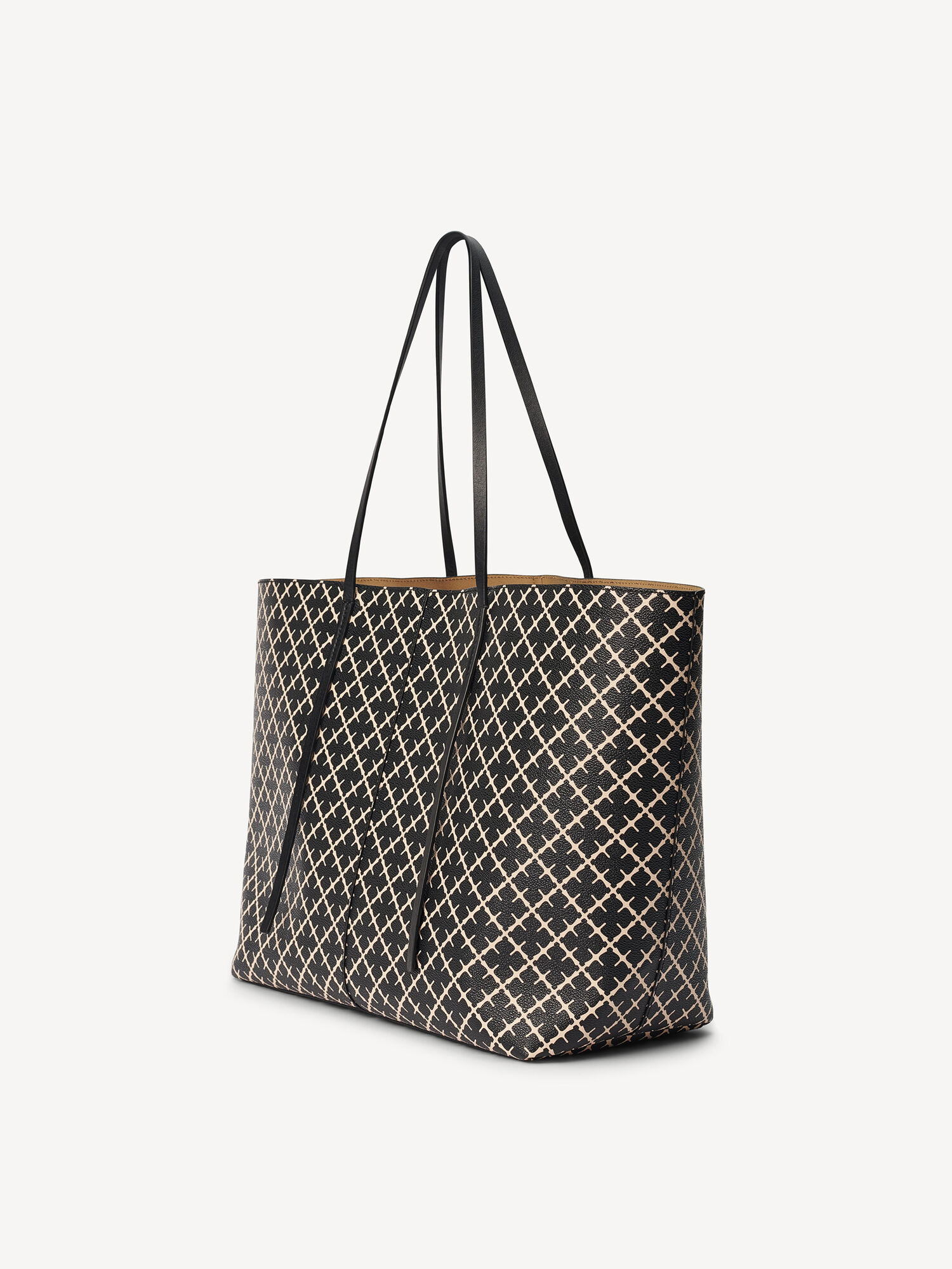 By Malene Birger Abi Printed Tote Torbe Crne | HR_BB89088