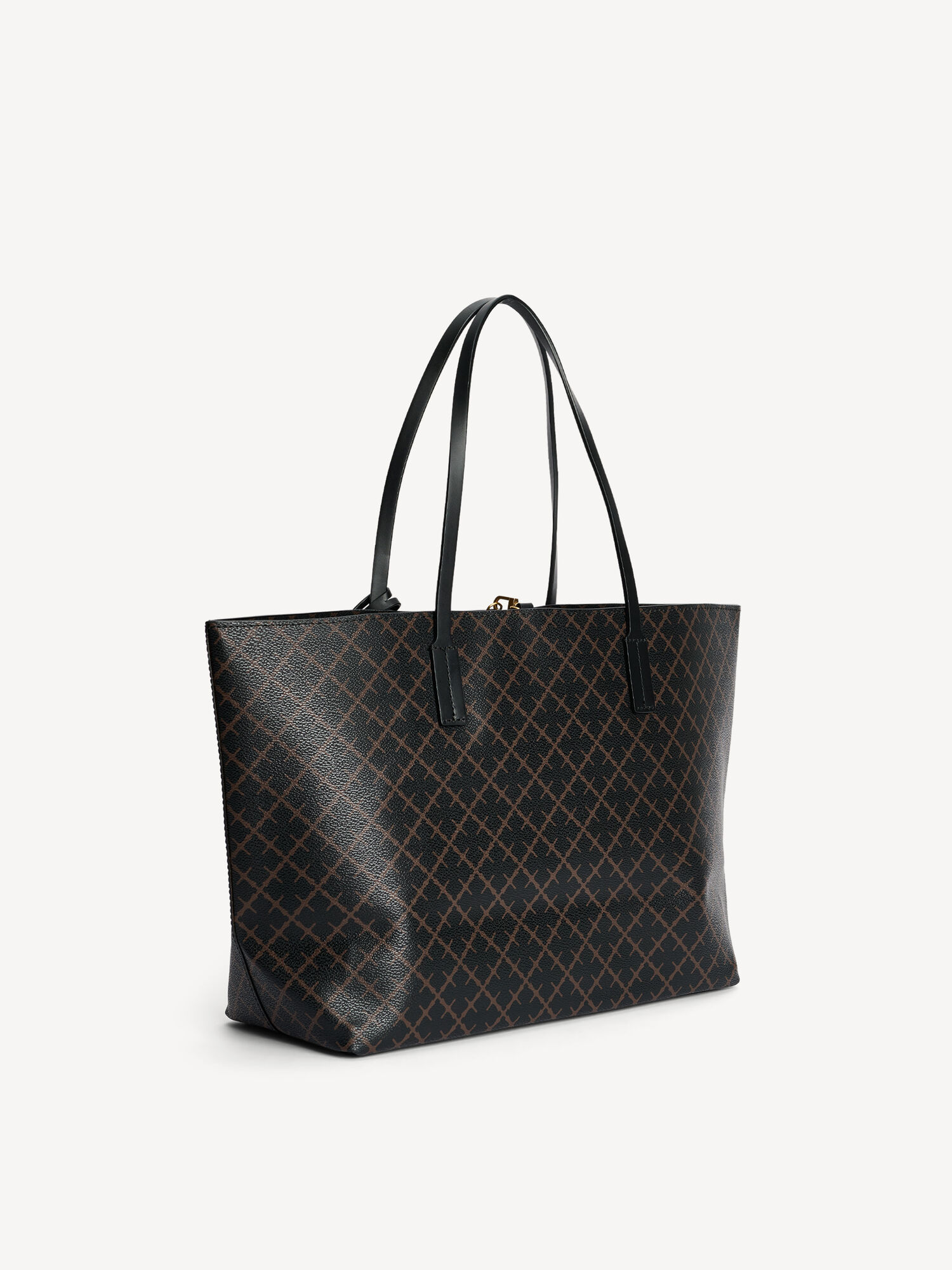 By Malene Birger Abigail Printed Tote Torbe Tamno | HR_BB65695