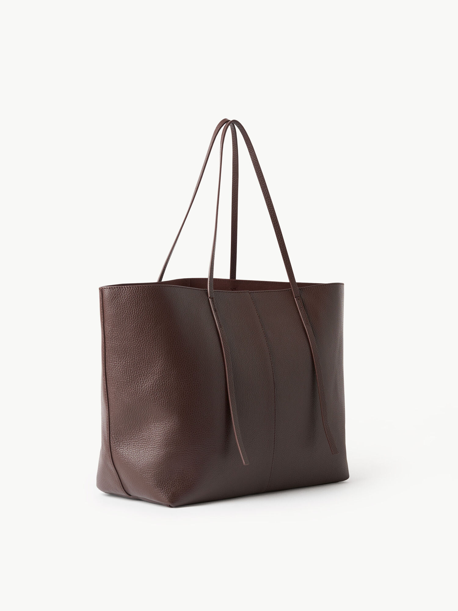 By Malene Birger Abilla Leather Tote Torbe Kafe | HR_BB85346