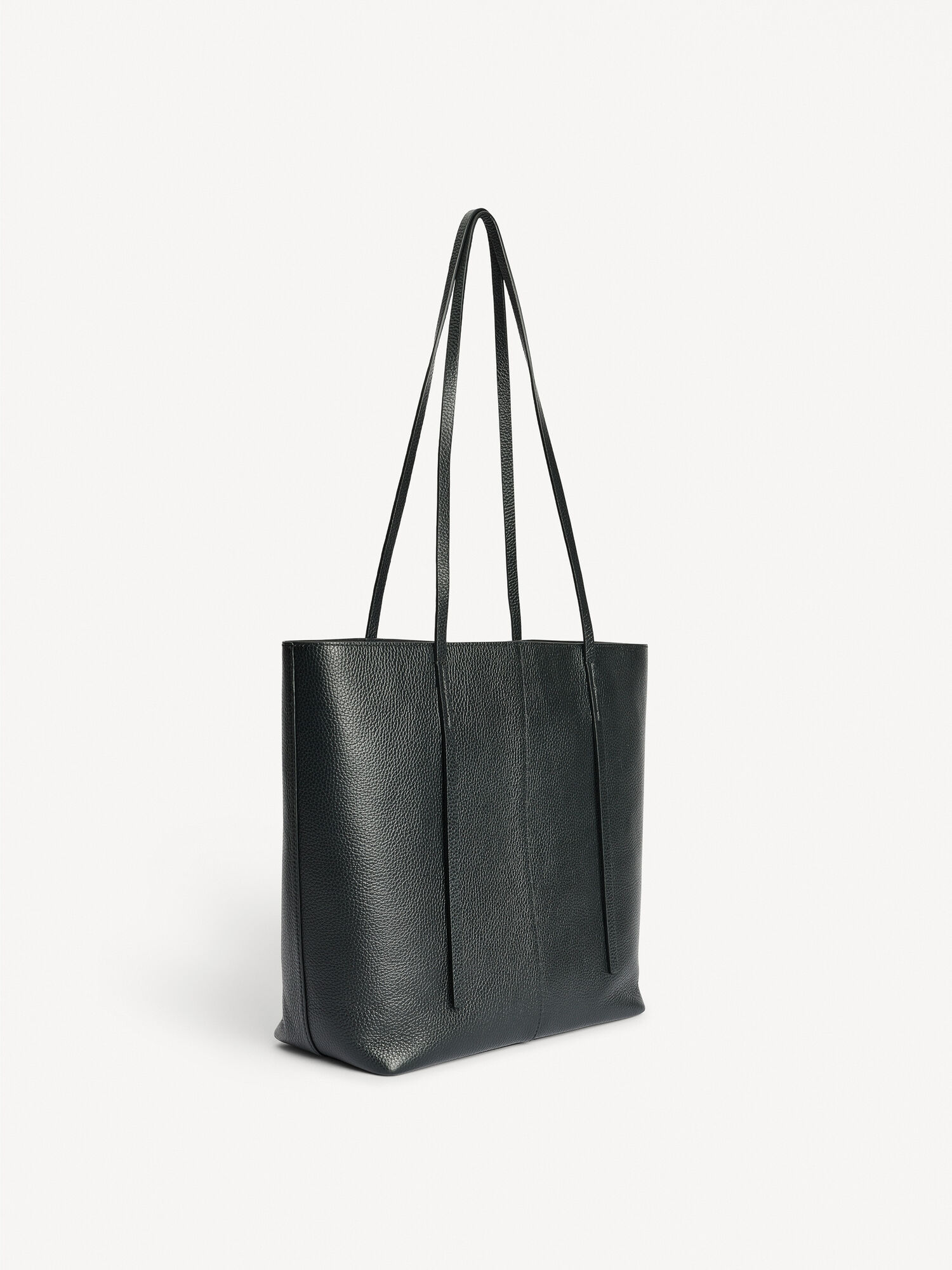 By Malene Birger Abilso Leather Tote Torbe Crne | HR_BB49889