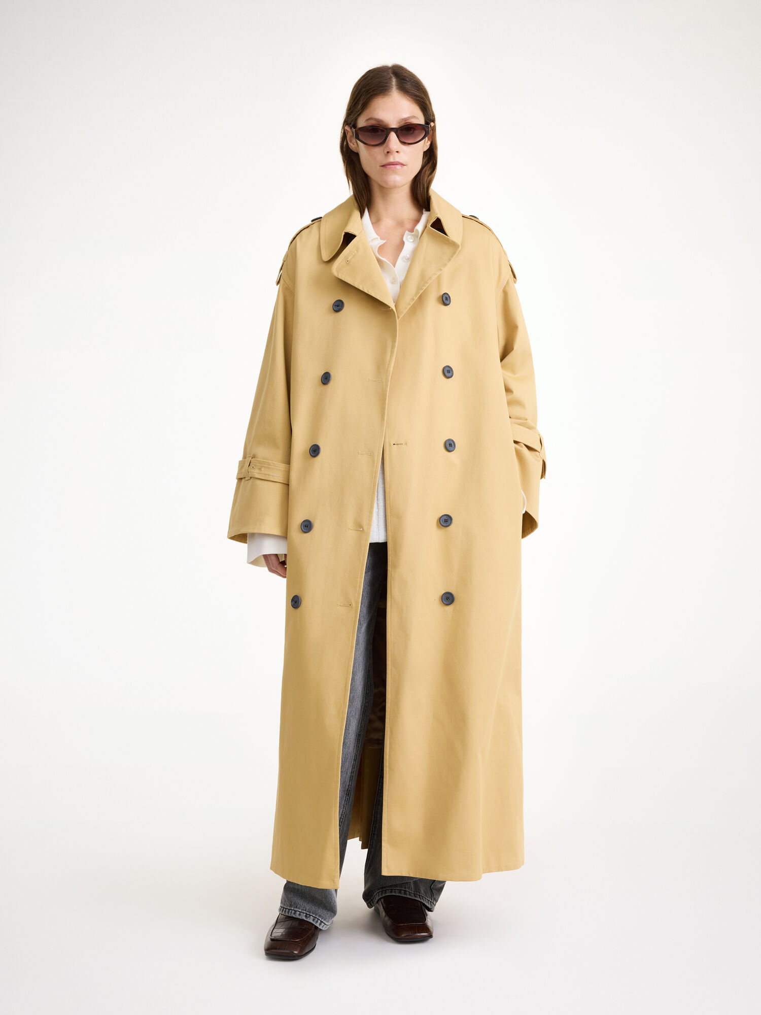 By Malene Birger Alanis Trench Jakne Bež | HR_BB96220