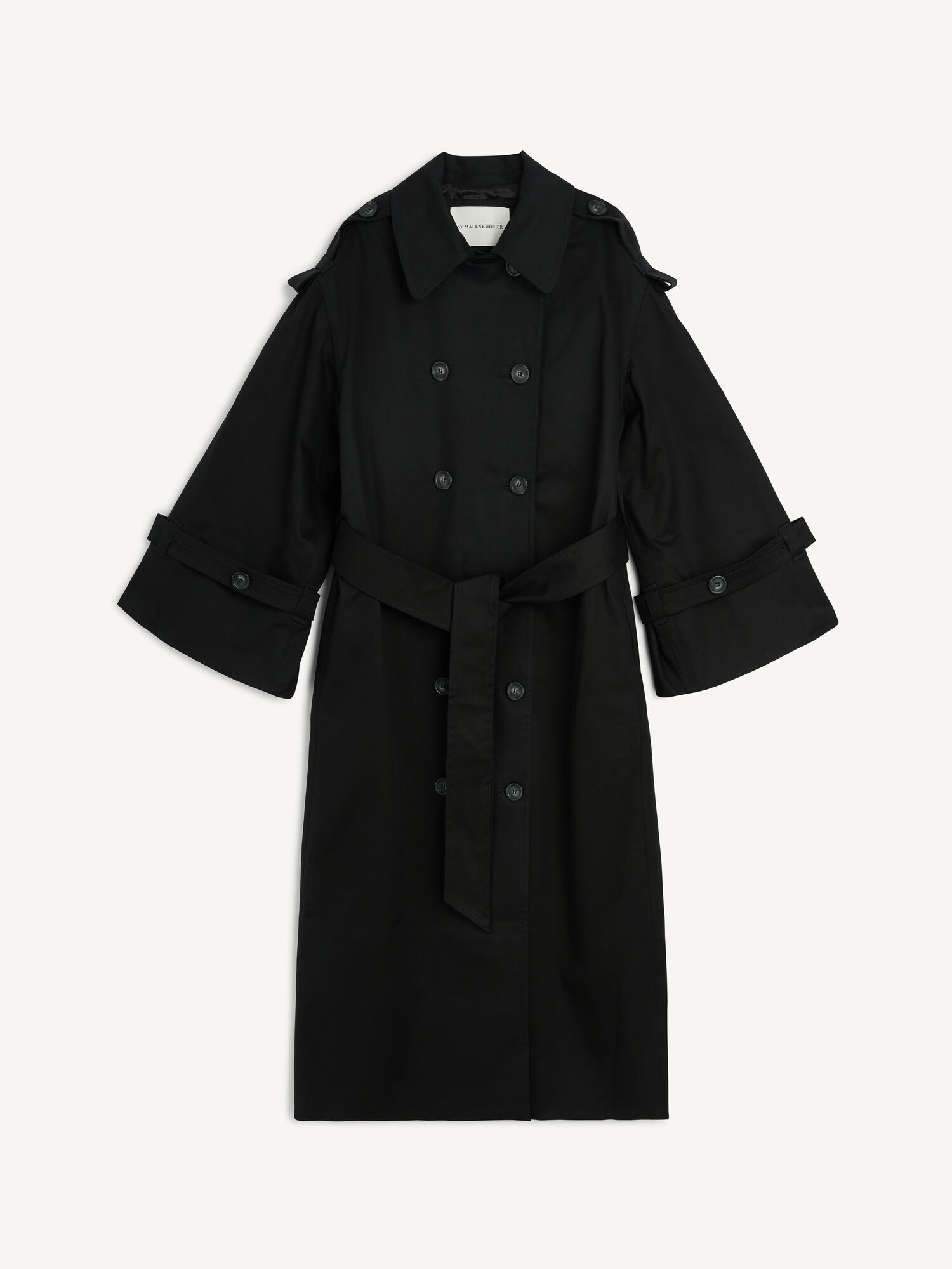 By Malene Birger Alanis Trench Jakne Crne | HR_BB95860