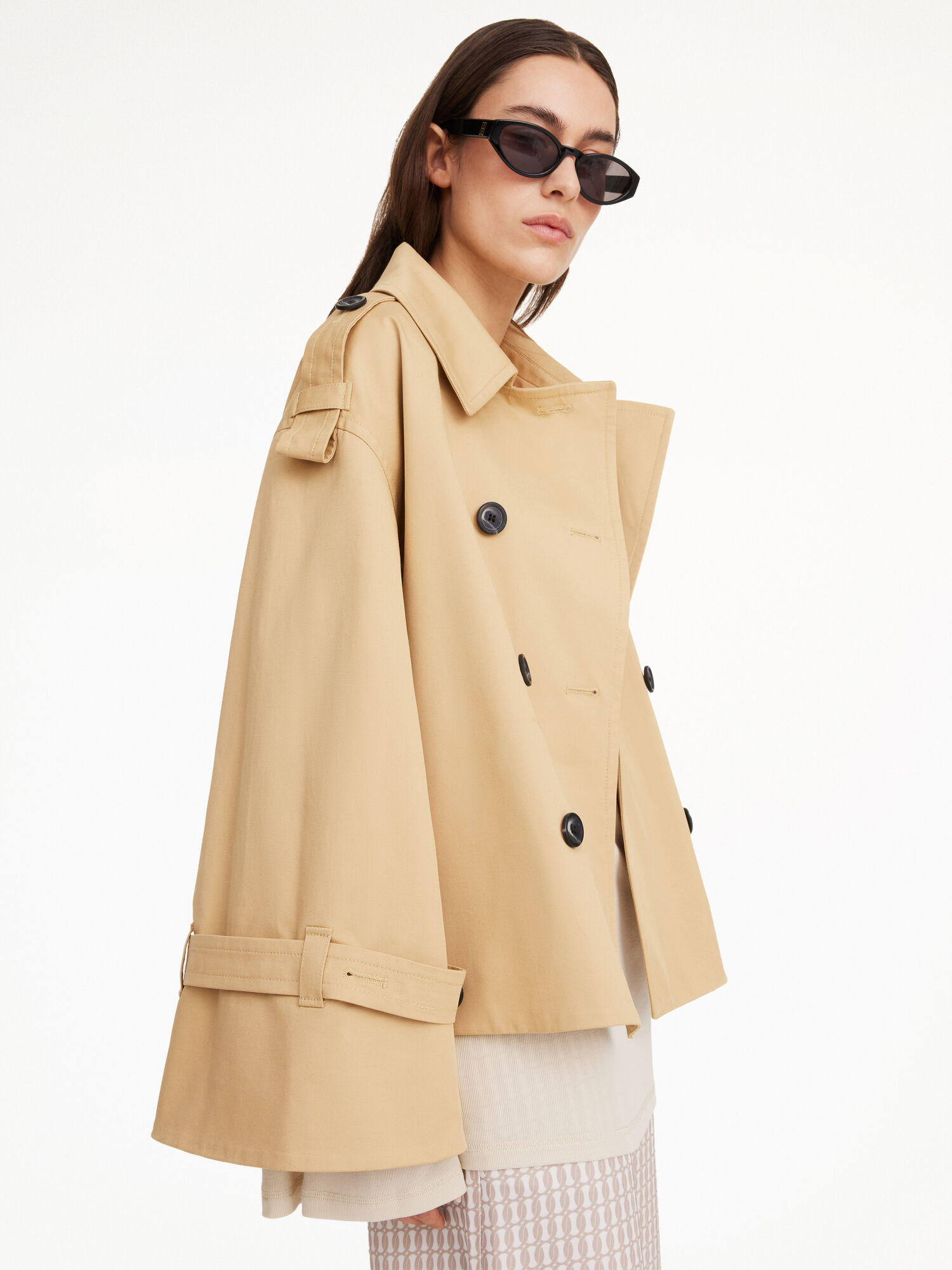 By Malene Birger Alisandra Trench Jakne Bež | HR_BB20377