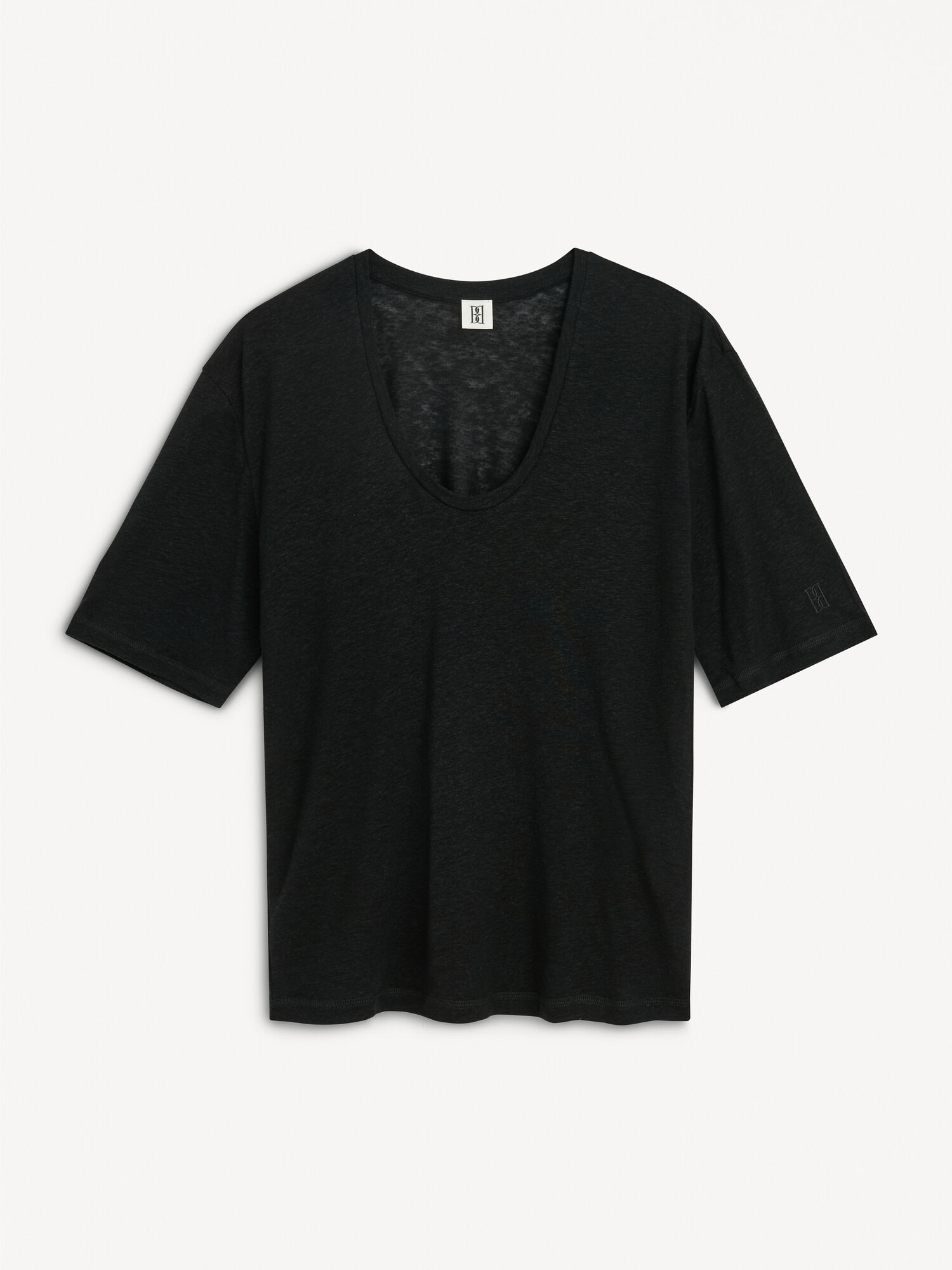 By Malene Birger Amaringa T-shirt Topi Crne | HR_BB99359