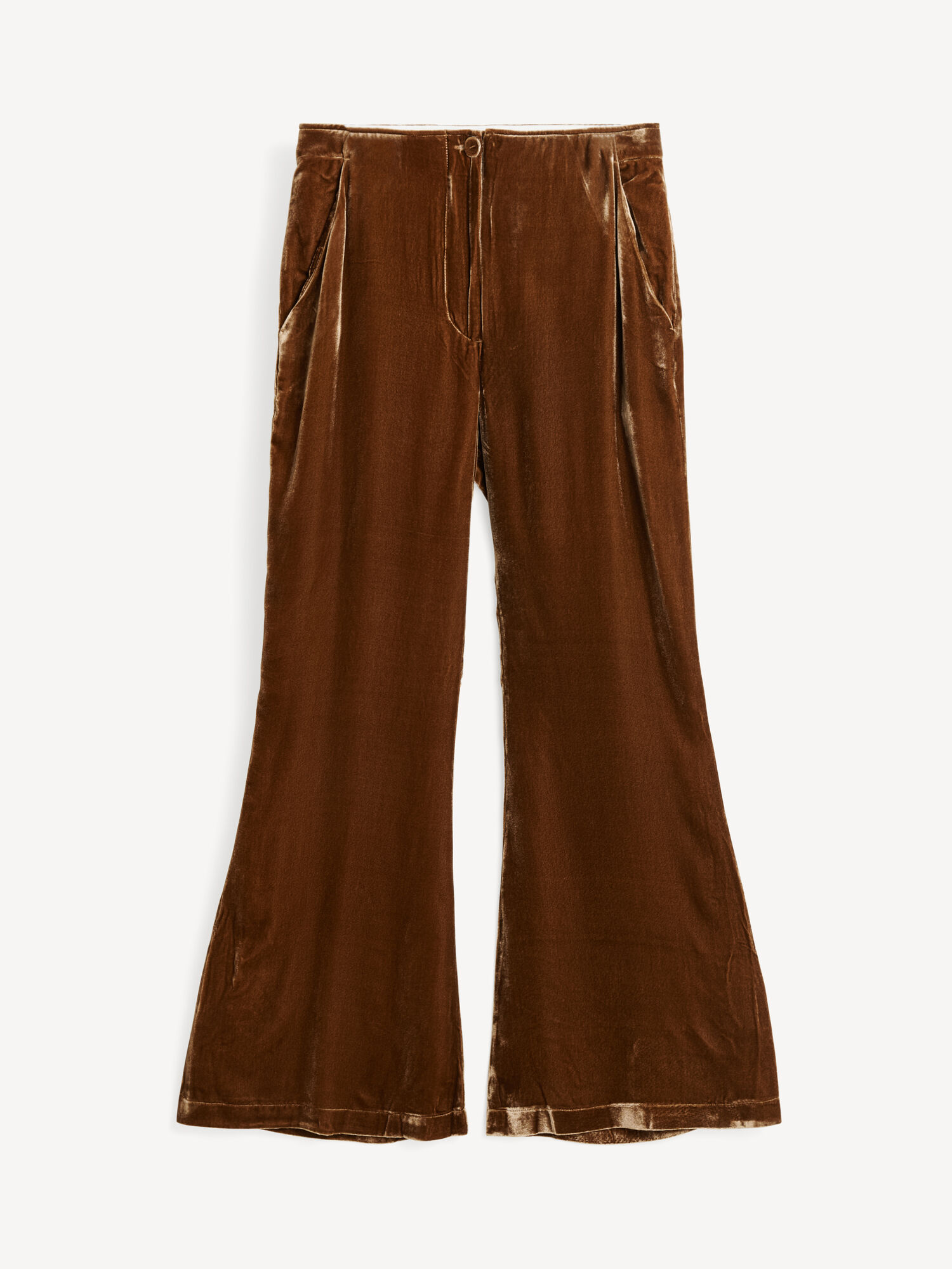 By Malene Birger Amores High-waisted Hlače Bison | HR_BB12245