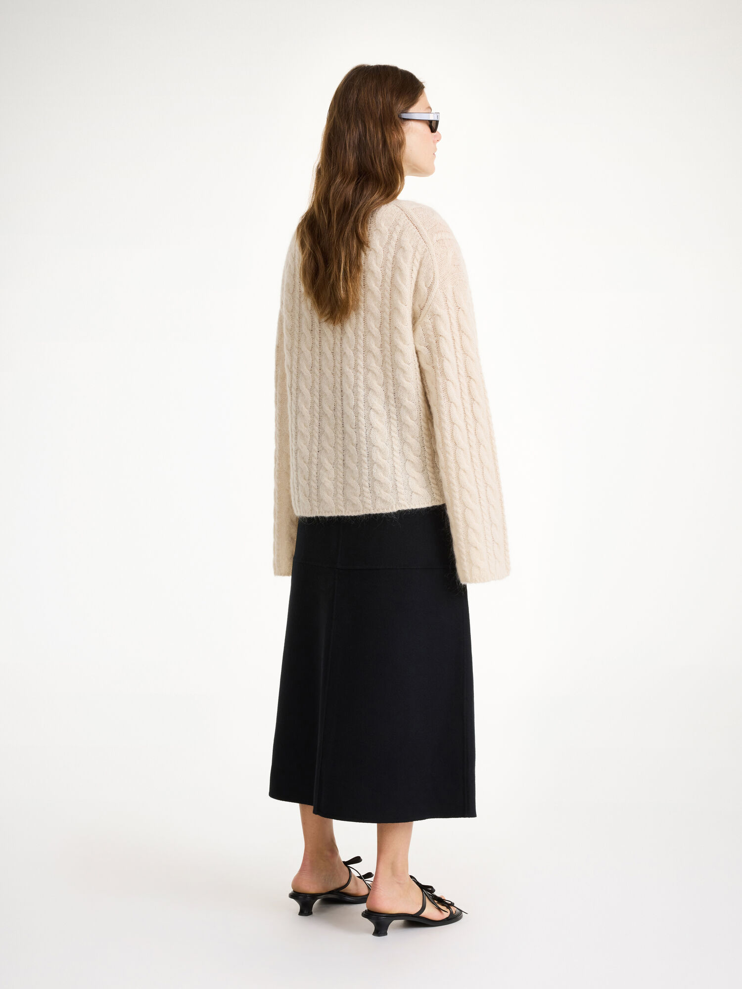 By Malene Birger Angello Wool Midi Suknje Crne | HR_BB97233