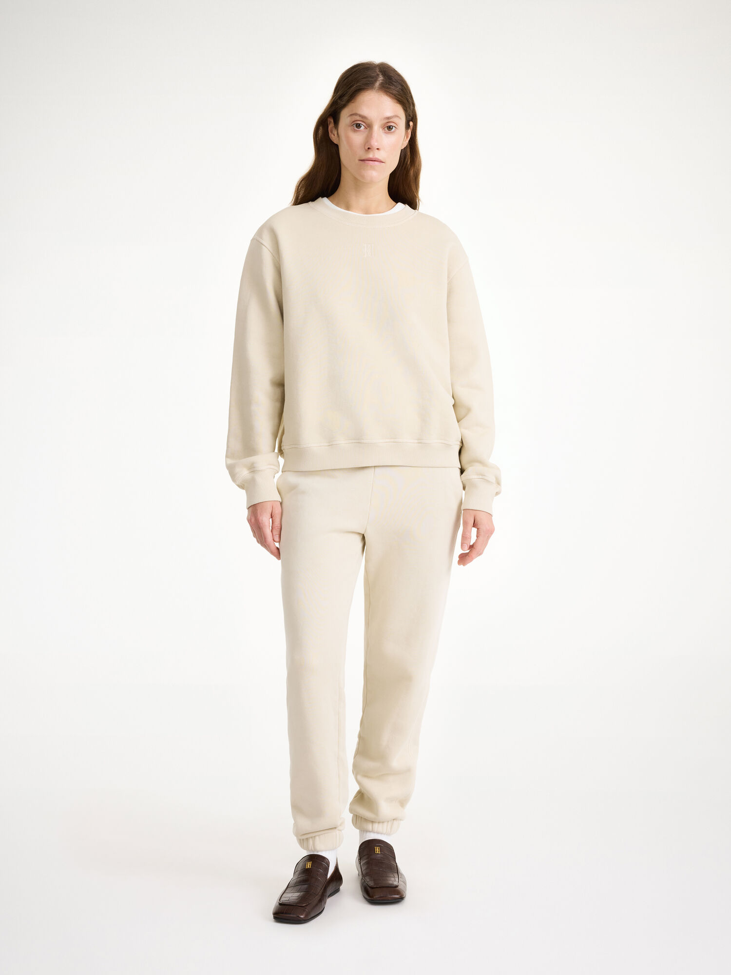 By Malene Birger Apalia Organic Cotton Sweatshirt Odjeća za slobodno vrijeme Oyster Gray | HR_BB56773