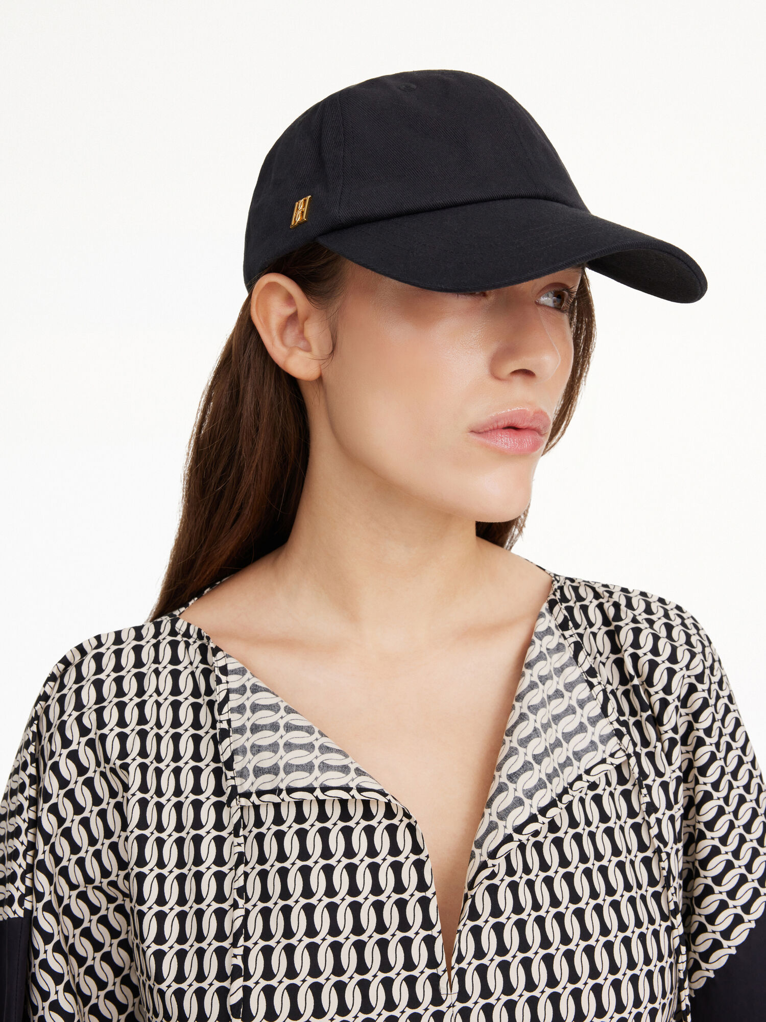 By Malene Birger Aubriela Organic Cotton Hat Ostali Dodaci Crne | HR_BB52191