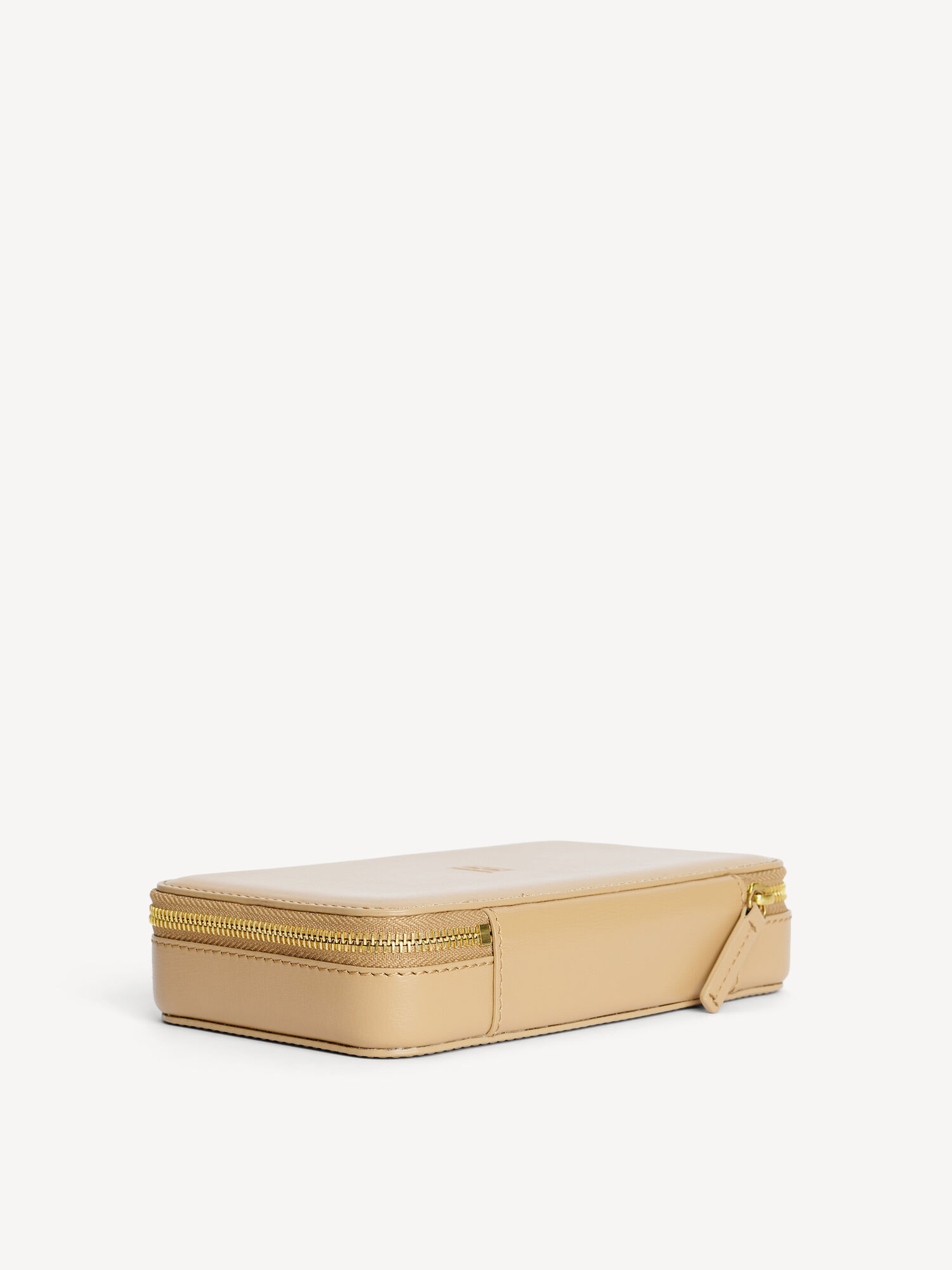 By Malene Birger Aya Cher Leather Jewellery Case Kozmetičke torbe Sand | HR_BB20788