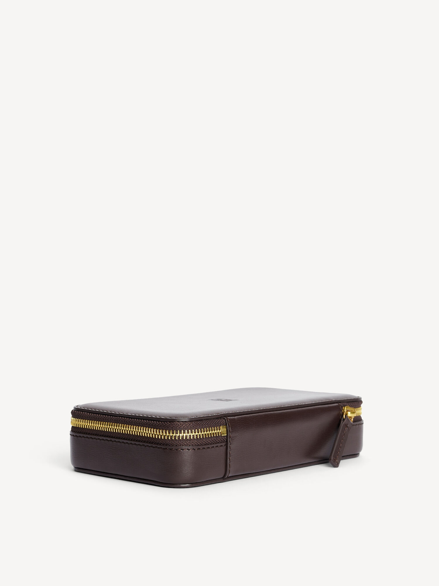 By Malene Birger Aya Cher Leather Jewellery Case Kozmetičke torbe Tamno Smeđe | HR_BB51752