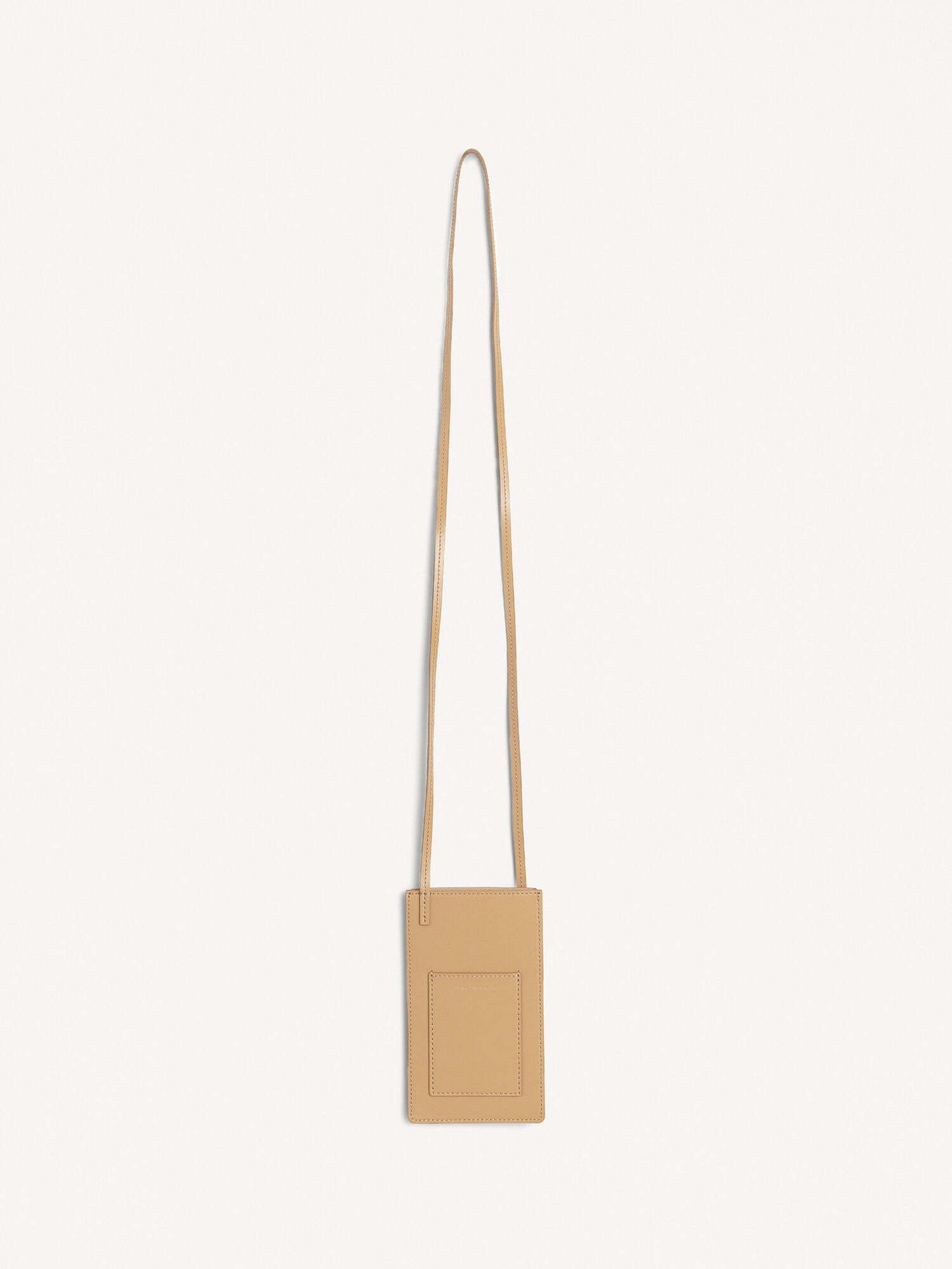 By Malene Birger Aya Leather Phone Pouch Ostali Dodaci Sand | HR_BB35535