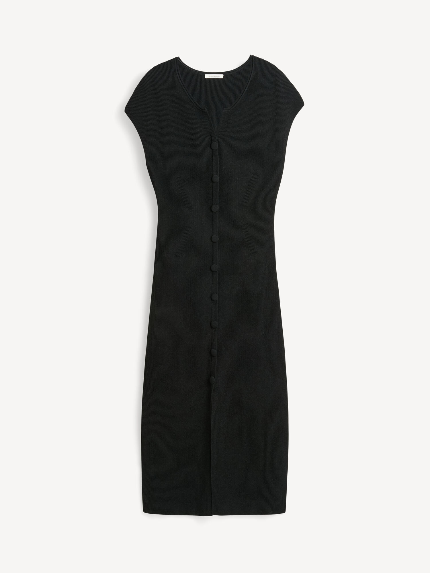 By Malene Birger Bielas Maxi Dress Pletenina Crne | HR_BB82598