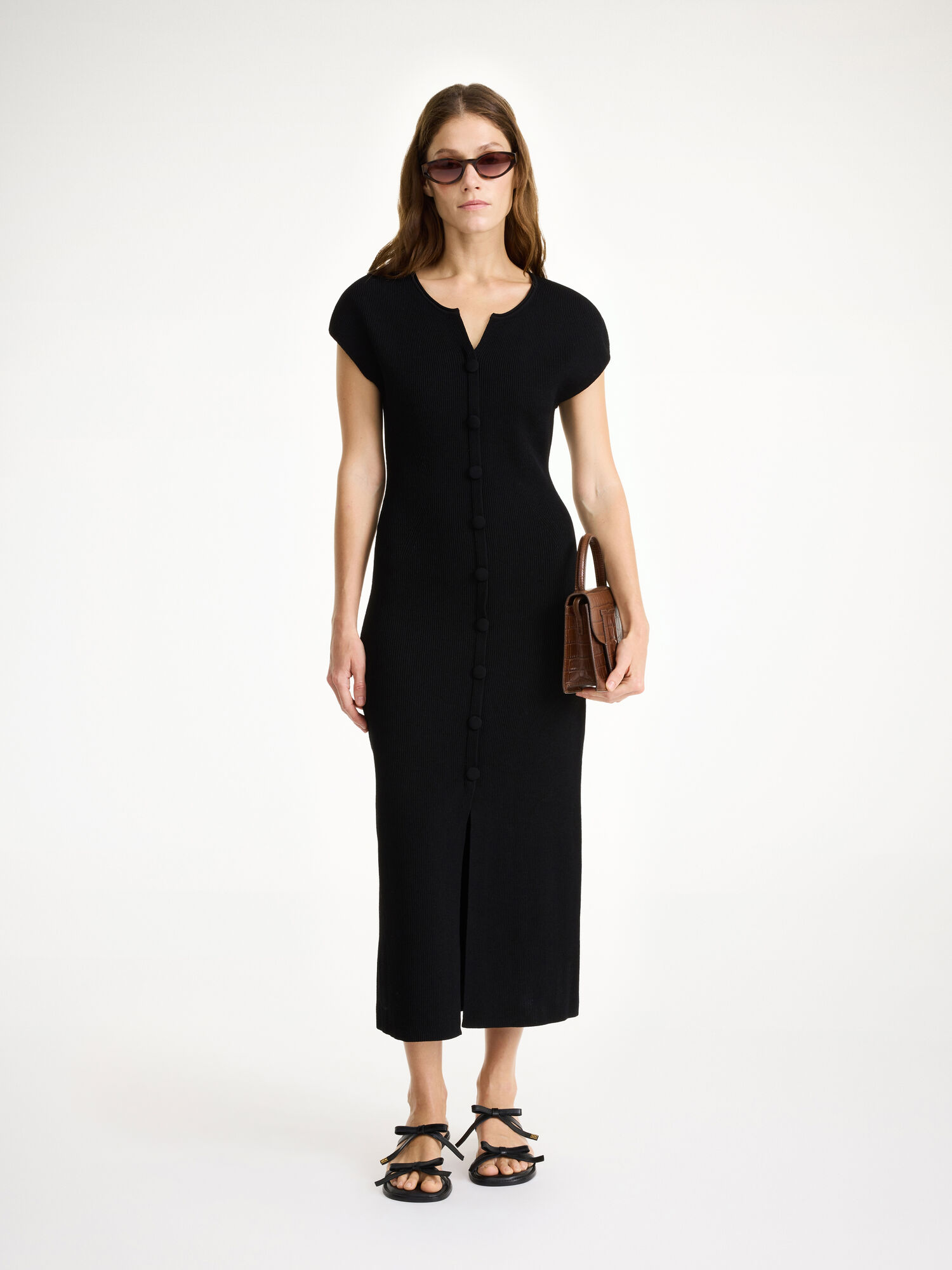 By Malene Birger Bielas Maxi Haljina Crne | HR_BB58794