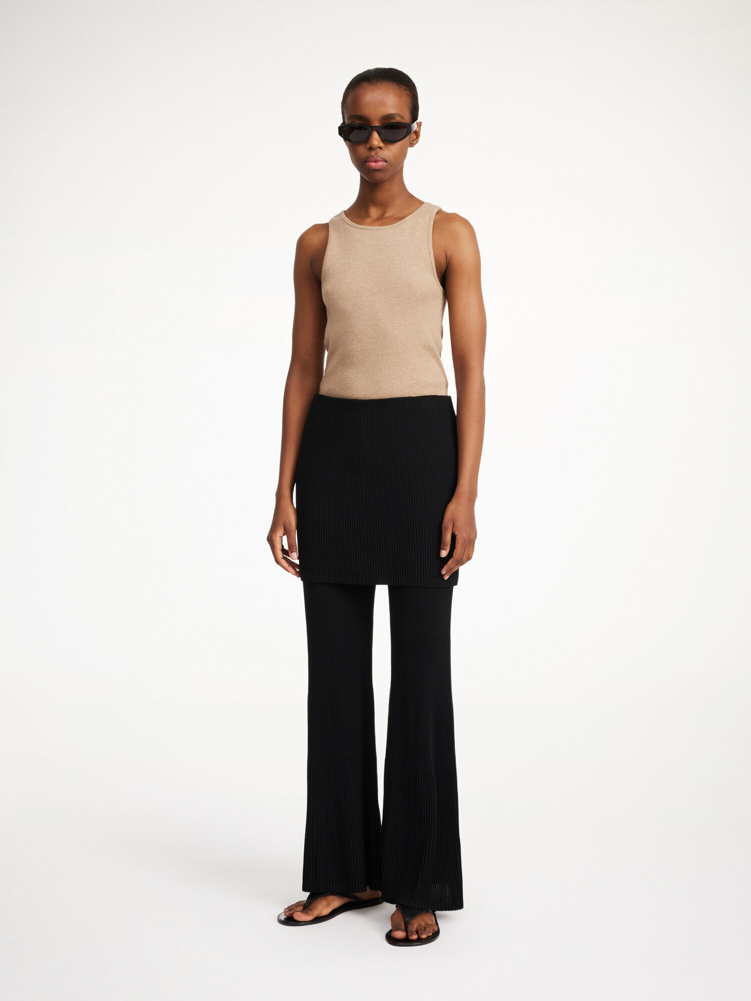 By Malene Birger Bolone Trousers Pletenina Crne | HR_BB16761