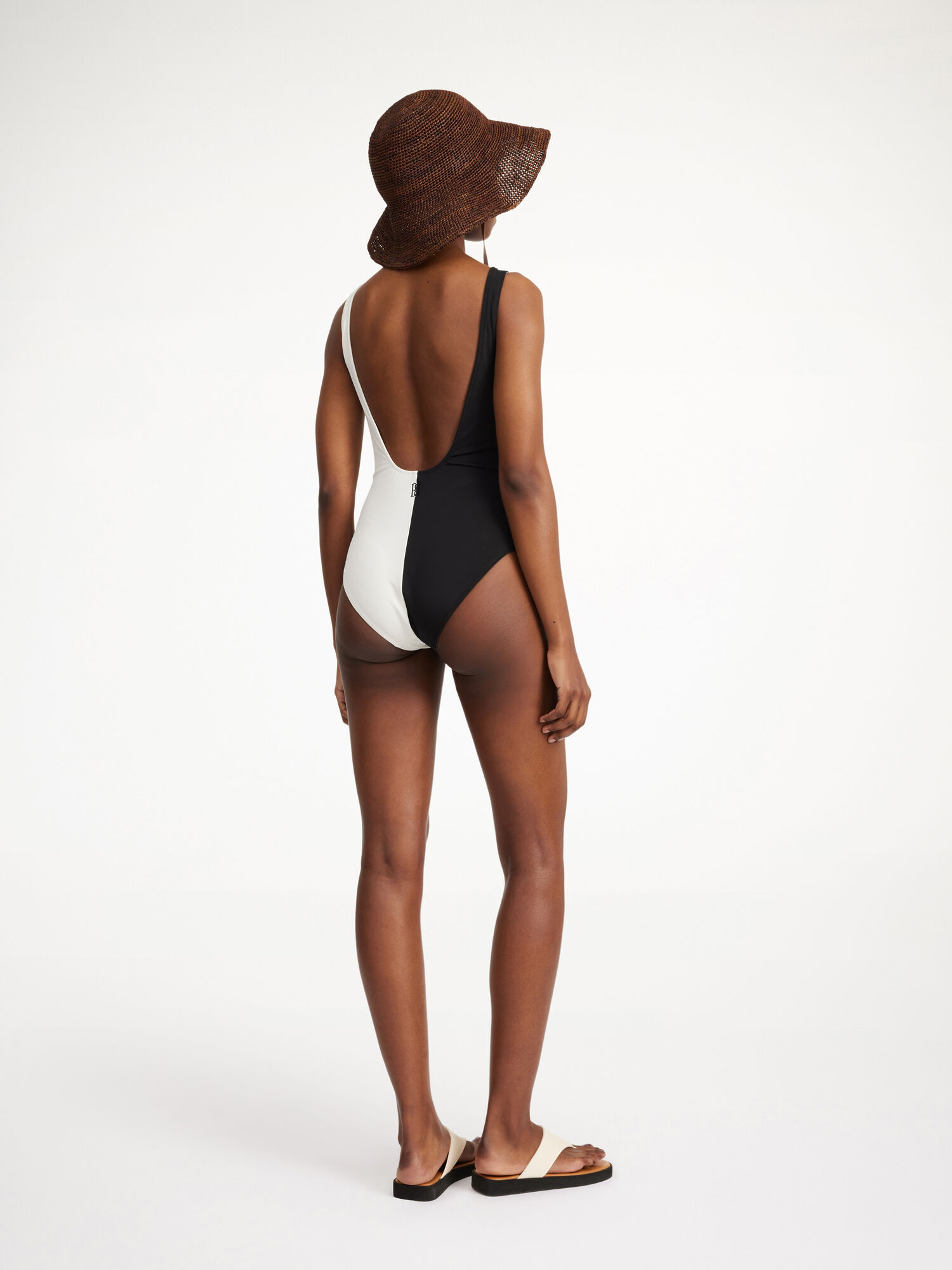 By Malene Birger Bonday Swimsuit Kupaći Kostimi Crne Bijele | HR_BB53736