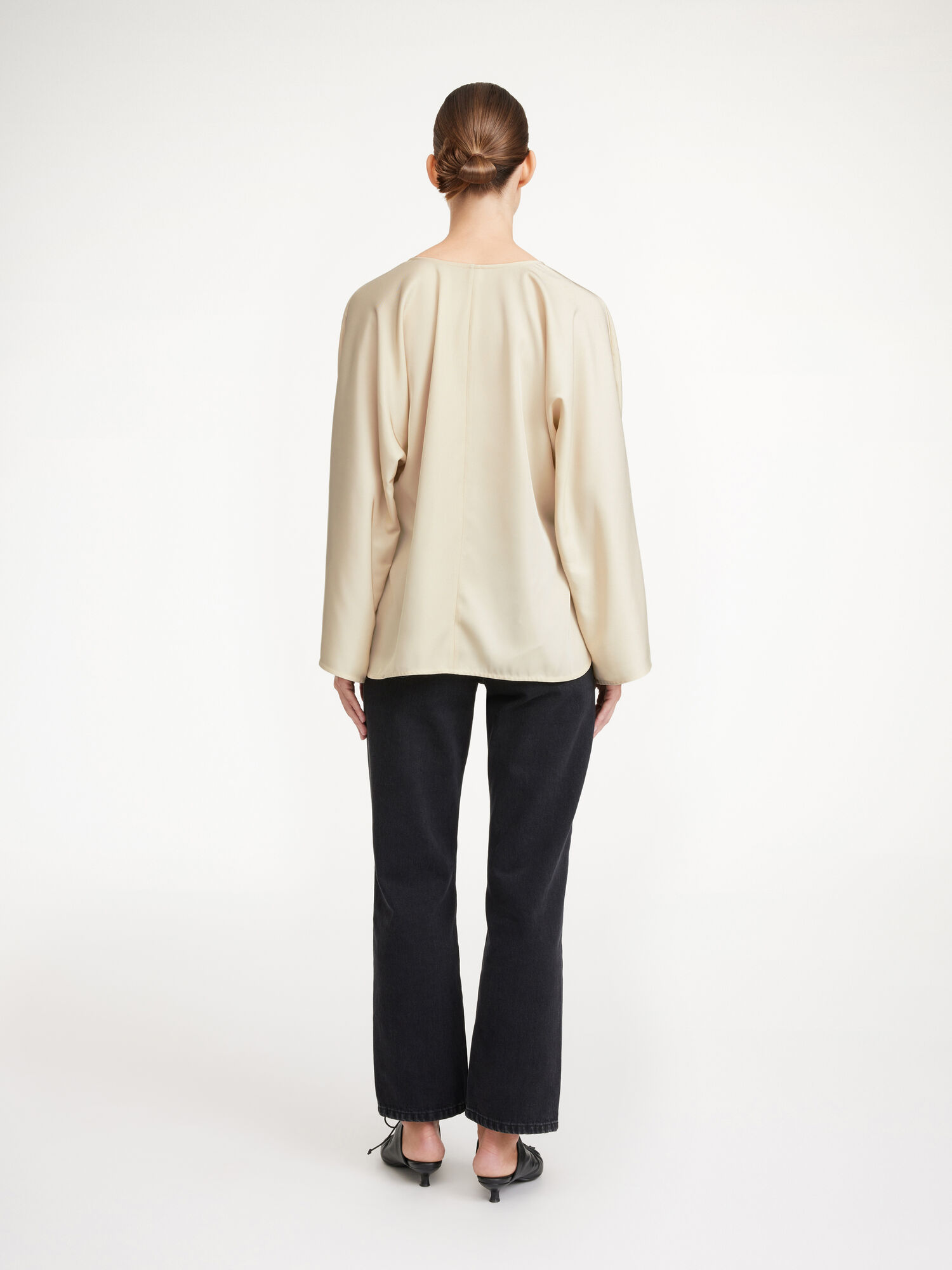 By Malene Birger Calias Tunic-style Blouse Košulje Krem | HR_BB22193