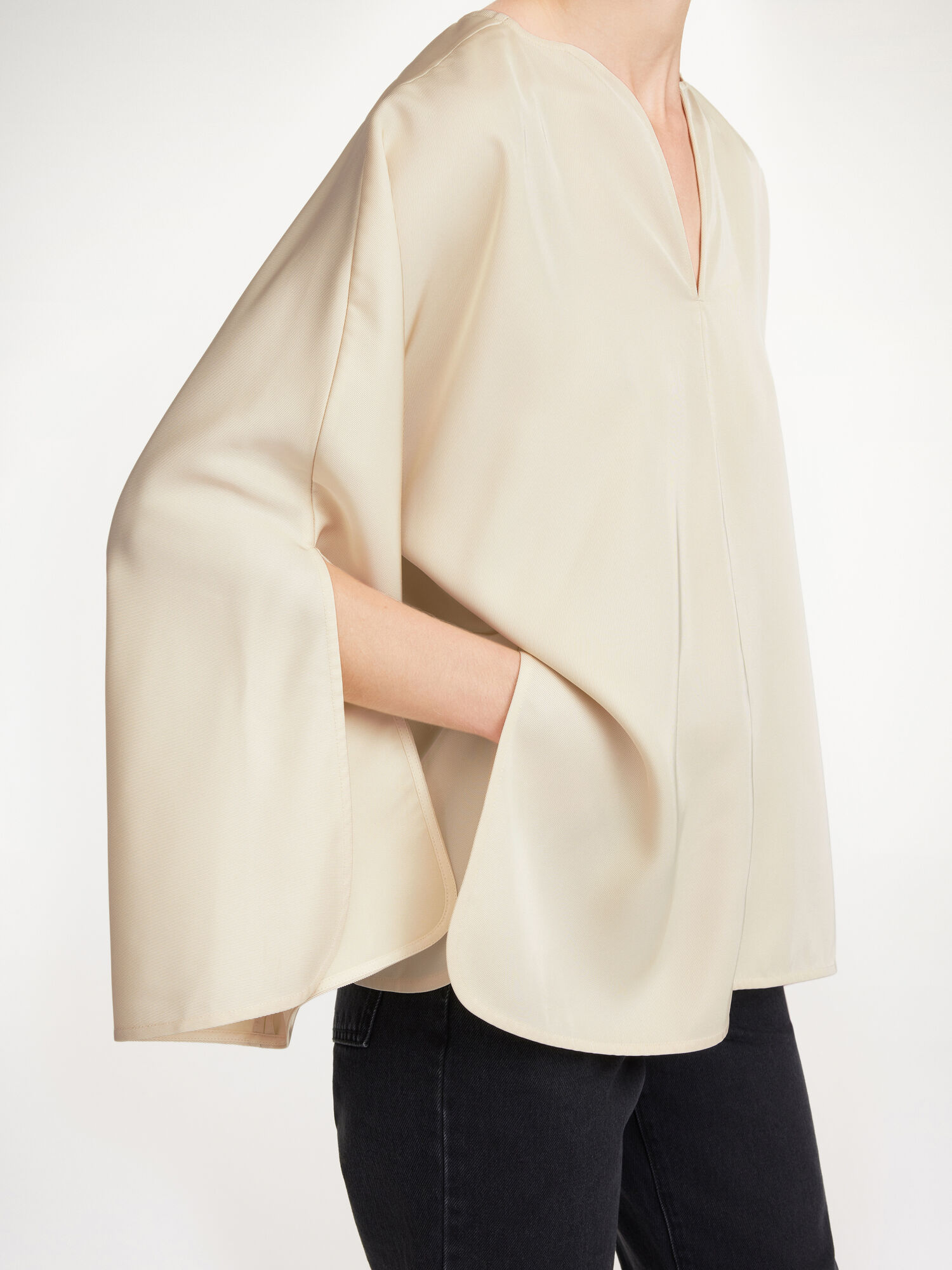 By Malene Birger Calias Tunic-style Blouse Košulje Krem | HR_BB22193