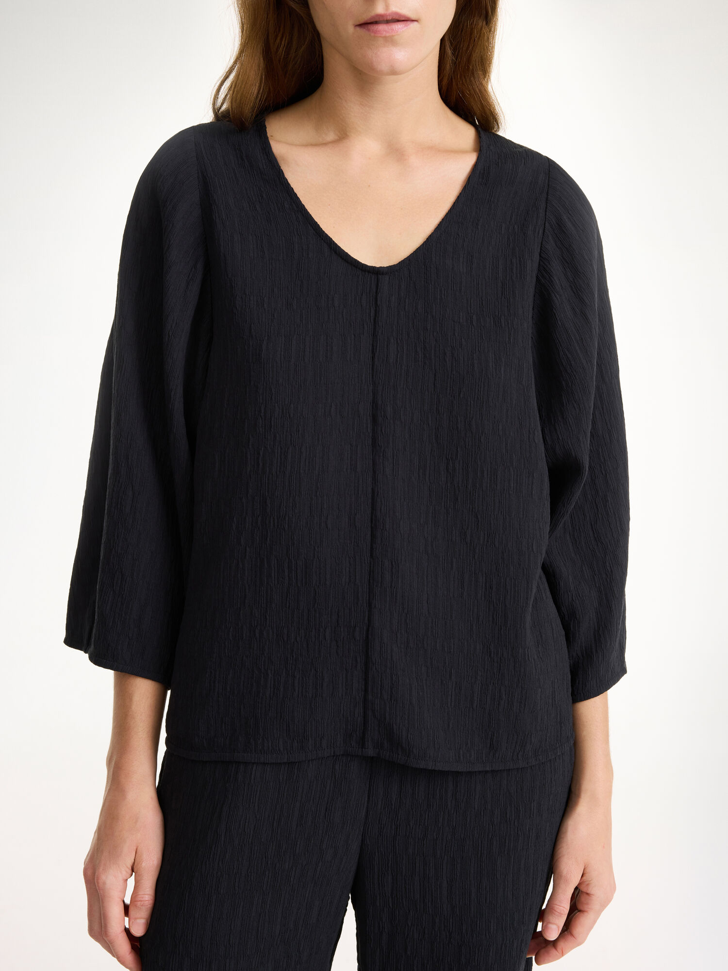 By Malene Birger Calyas Blouse Košulje Crne | HR_BB47209