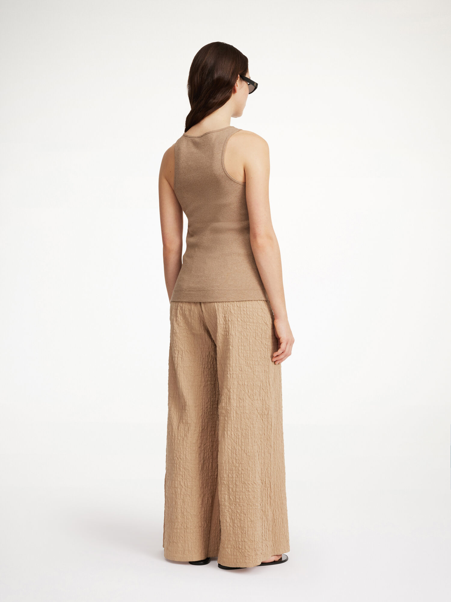 By Malene Birger Campine Wide-leg Hlače Tannin | HR_BB38275