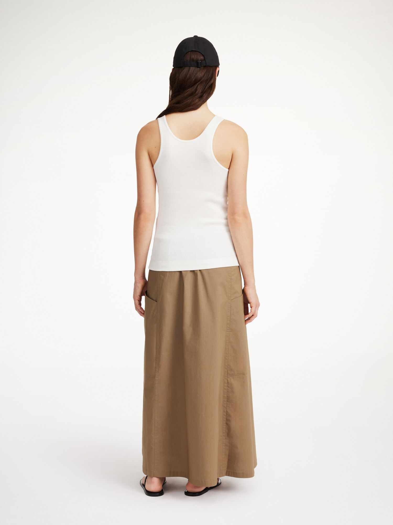 By Malene Birger Catterine Organic Cotton Maxi Suknje Shitake | HR_BB95261