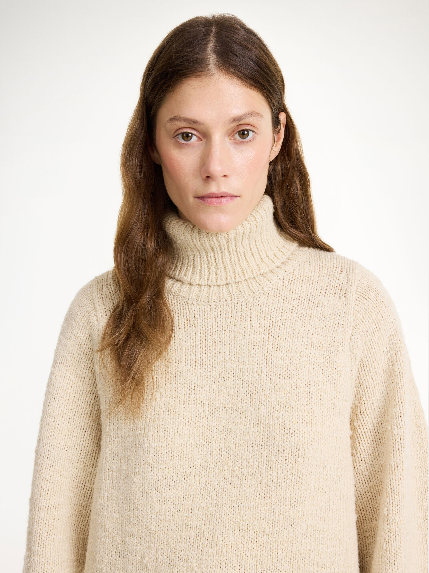 By Malene Birger Charice Wool Sweater Pletenina Oyster Gray | HR_BB23625