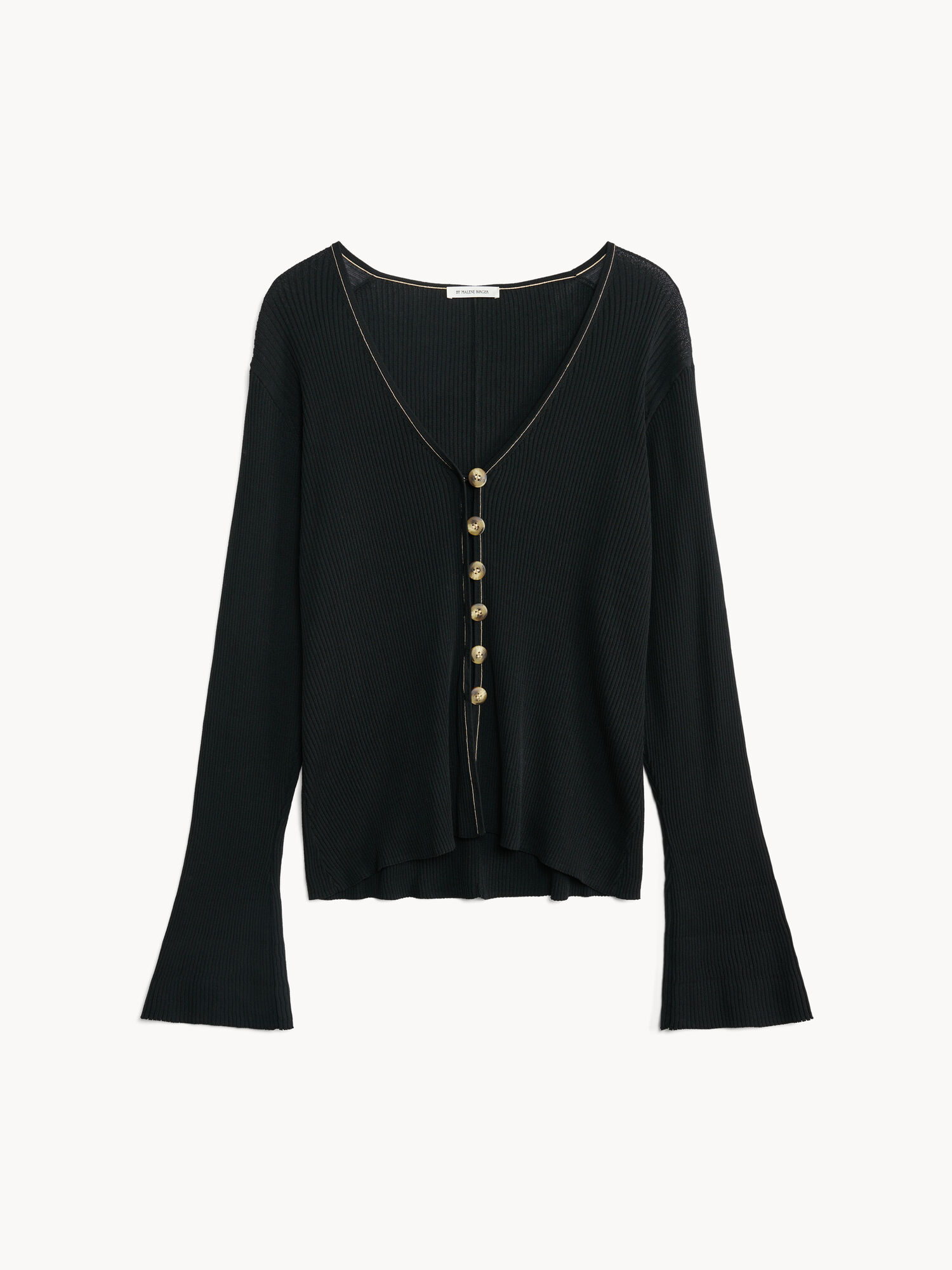 By Malene Birger Cirella Cardigan Pletenina Crne | HR_BB53058