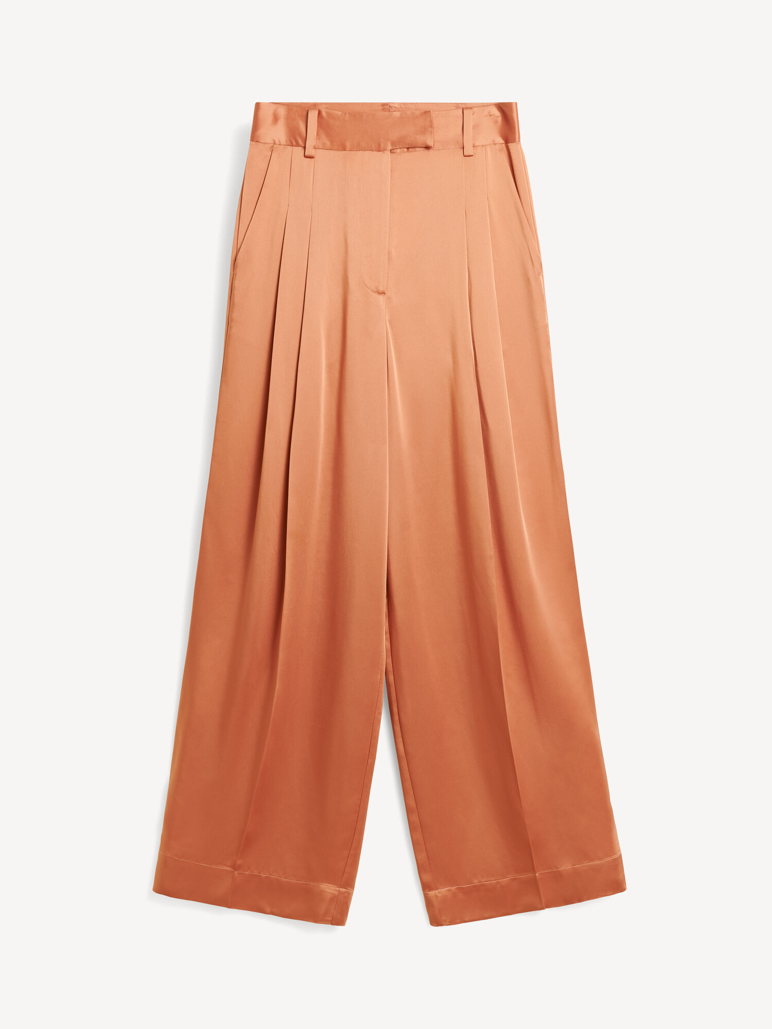 By Malene Birger Cymbaria High-waisted Hlače Tamno | HR_BB67356