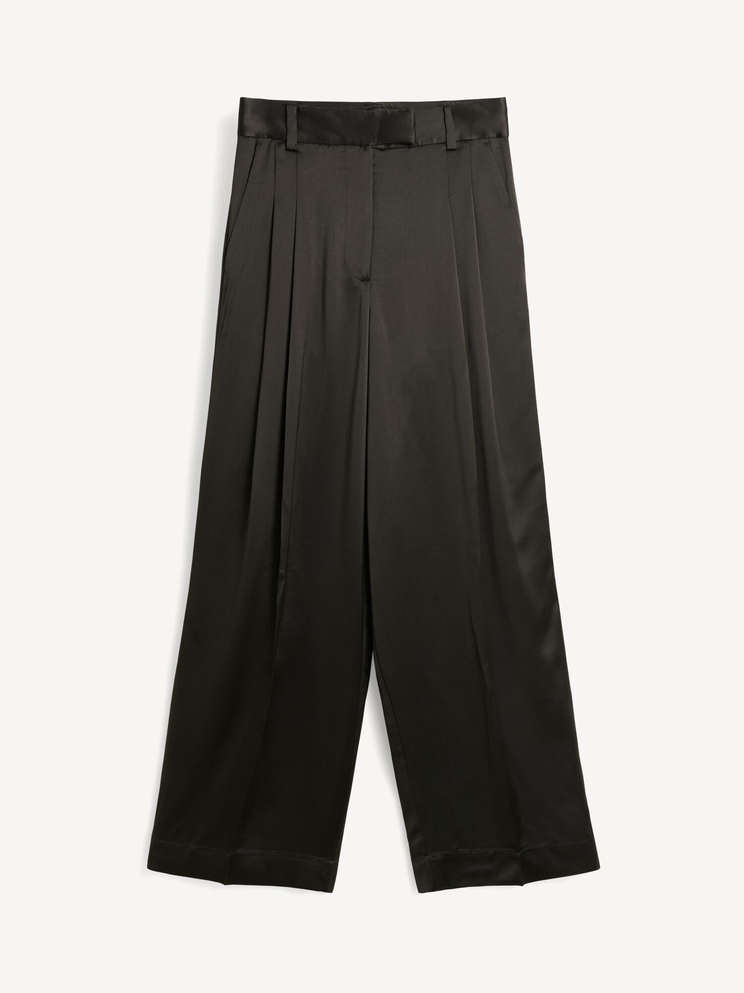 By Malene Birger Cymbaria High-waisted Hlače Crne | HR_BB95851