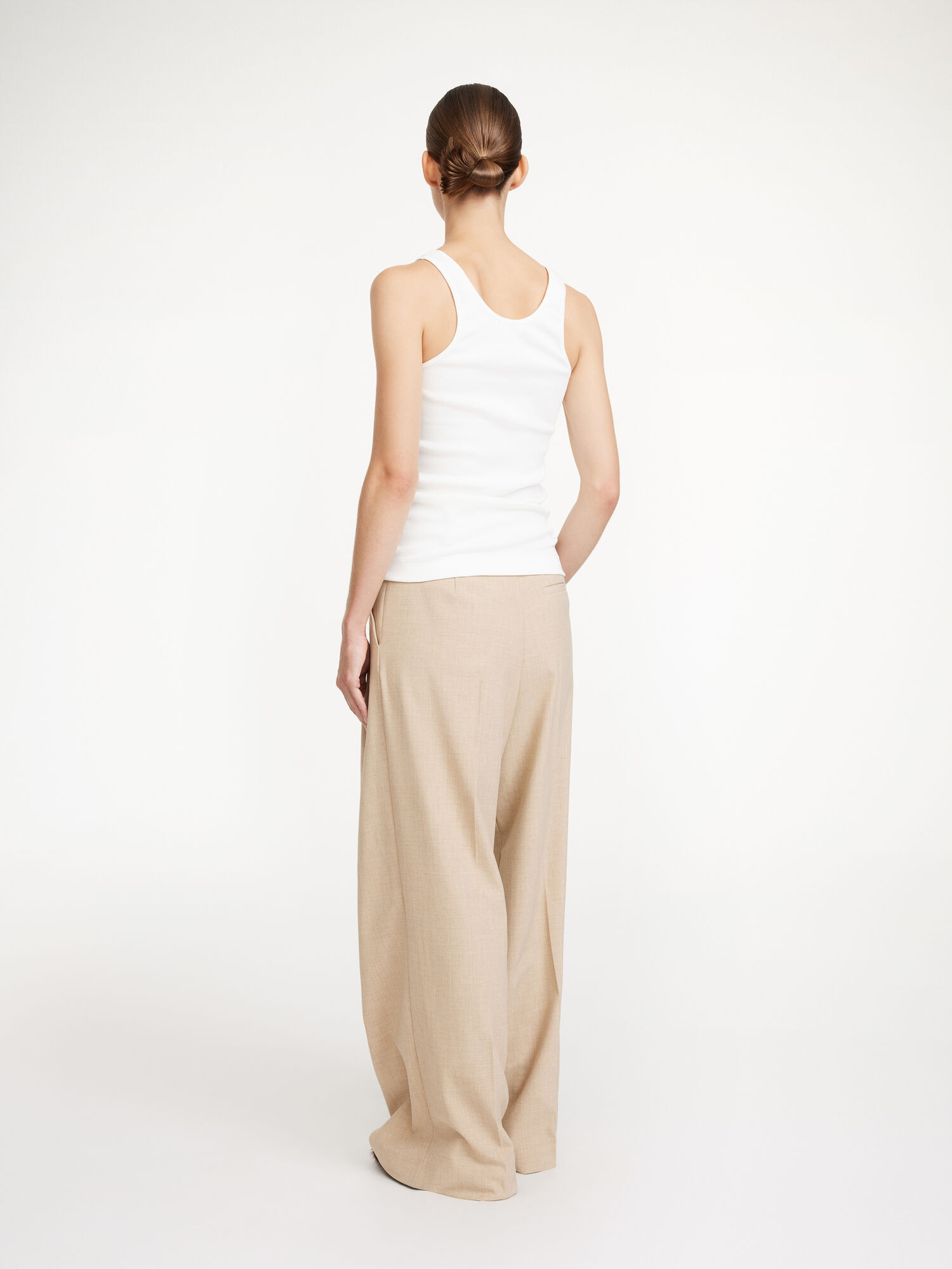 By Malene Birger Cymbaria High-waisted Hlače Smeđe | HR_BB54296