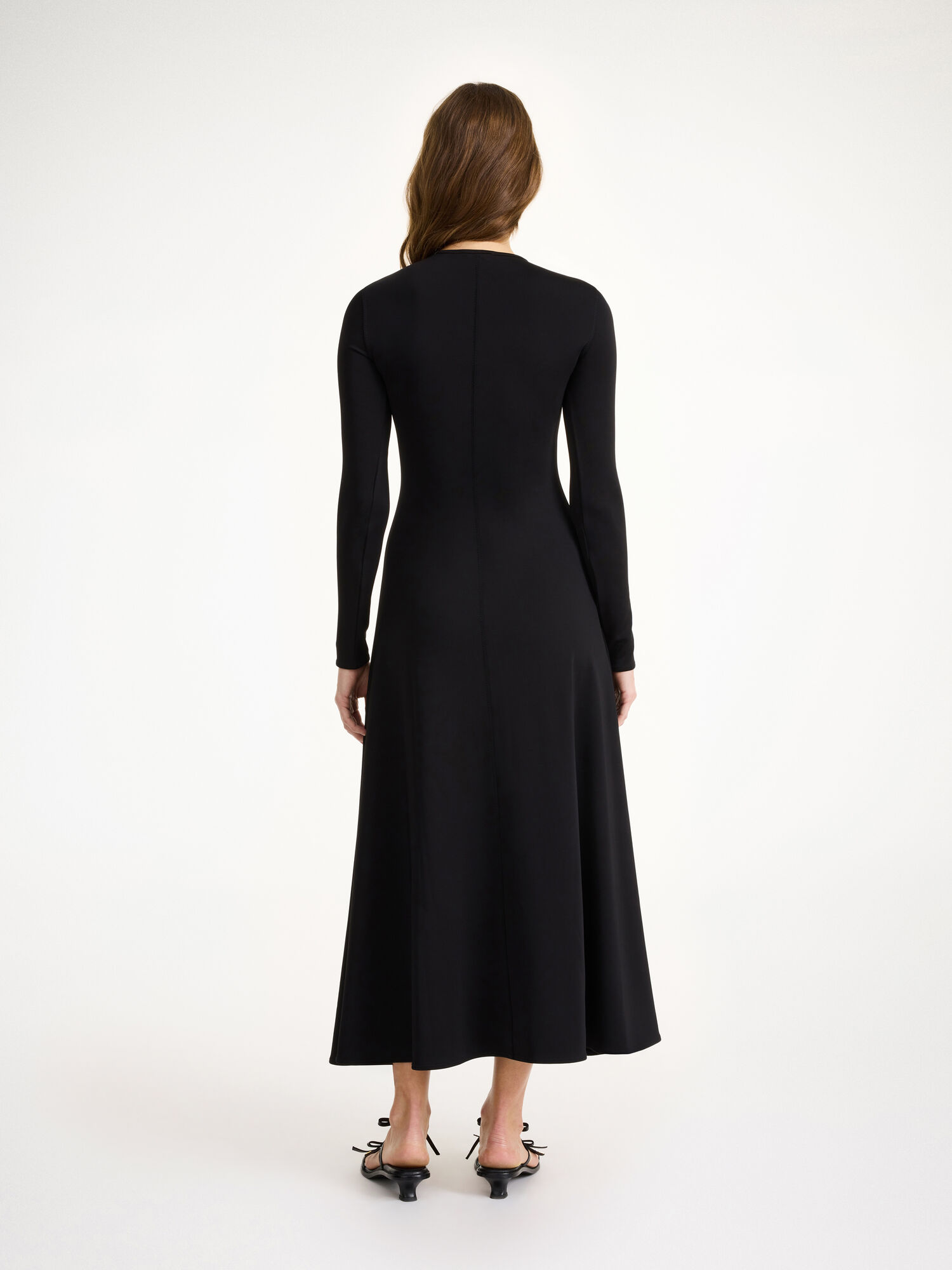 By Malene Birger Deija Maxi Dress Pletenina Crne | HR_BB81399