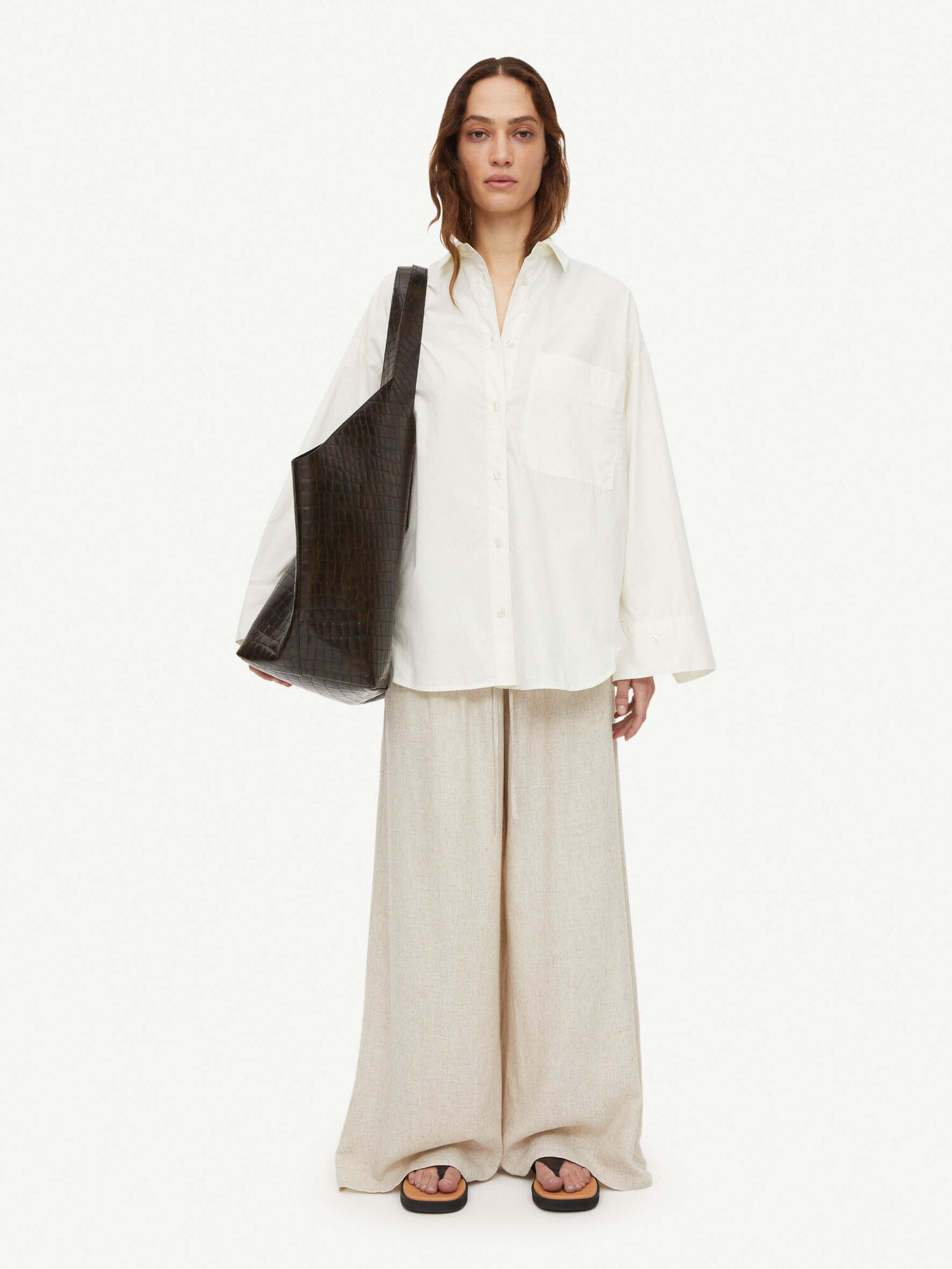 By Malene Birger Derris Organic Cotton Košulje Bijele | HR_BB36236