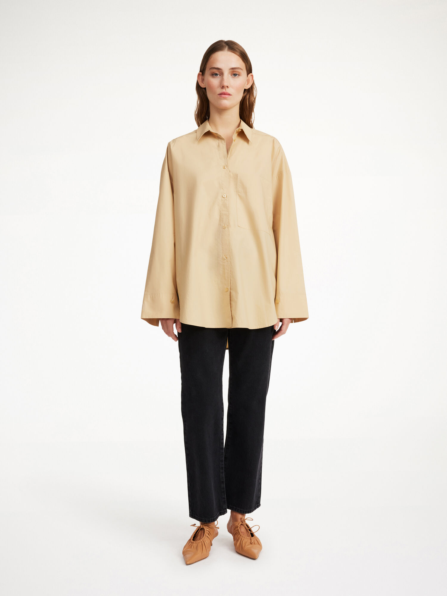 By Malene Birger Derris Organic Cotton Košulje Tamno | HR_BB86475