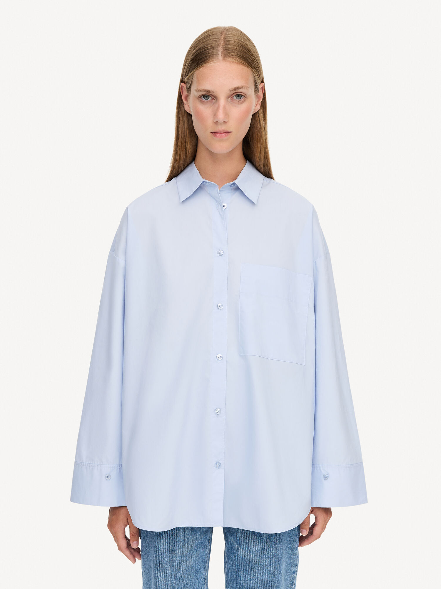 By Malene Birger Derris Organic Cotton Košulje Plave | HR_BB56146