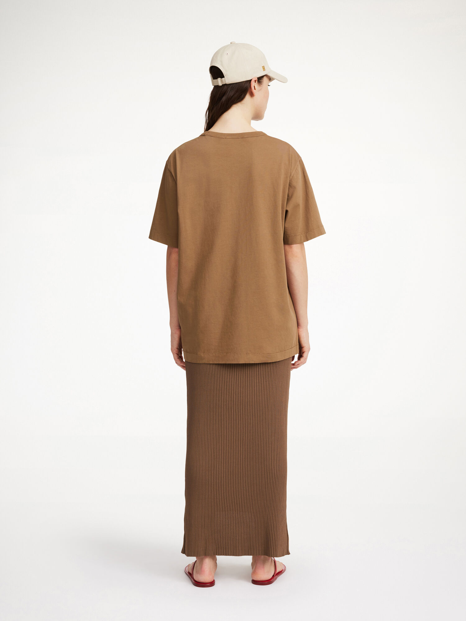 By Malene Birger Fayeh Organic Cotton T-shirt Topi Shitake | HR_BB45352