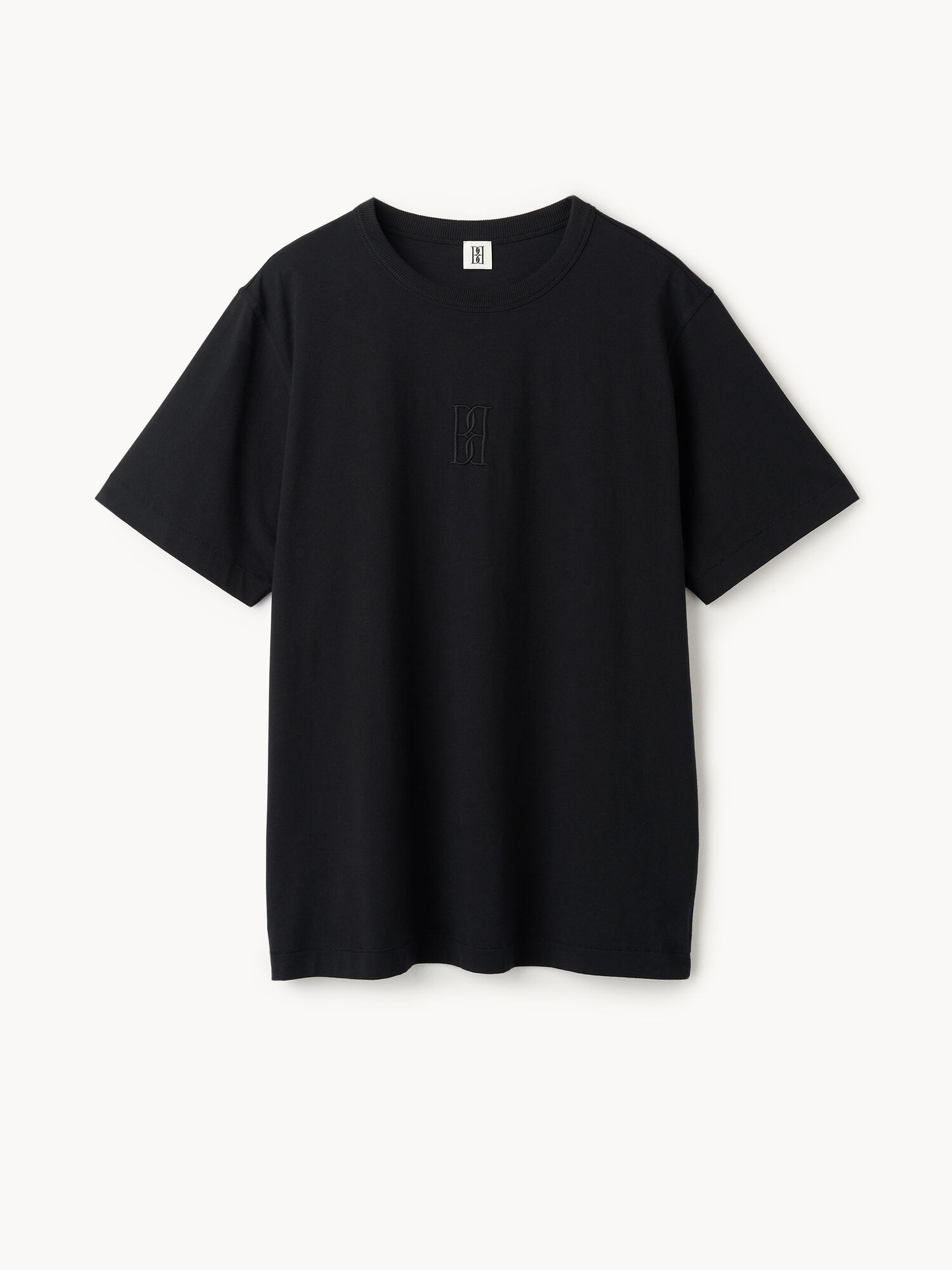 By Malene Birger Fayeh Organic Cotton T-shirt Topi Crne | HR_BB10419