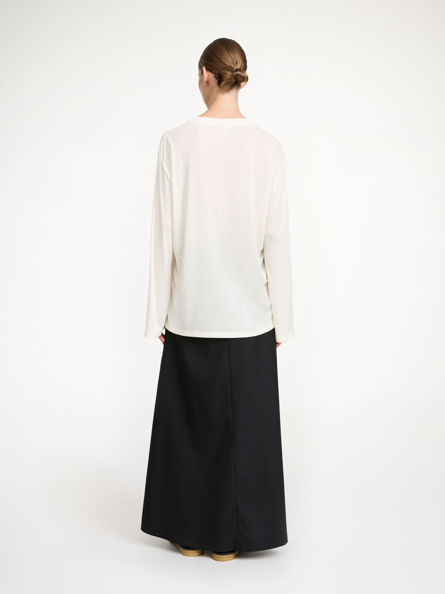 By Malene Birger Fayeh Oversized Longsleeve Topi Bijele | HR_BB65709