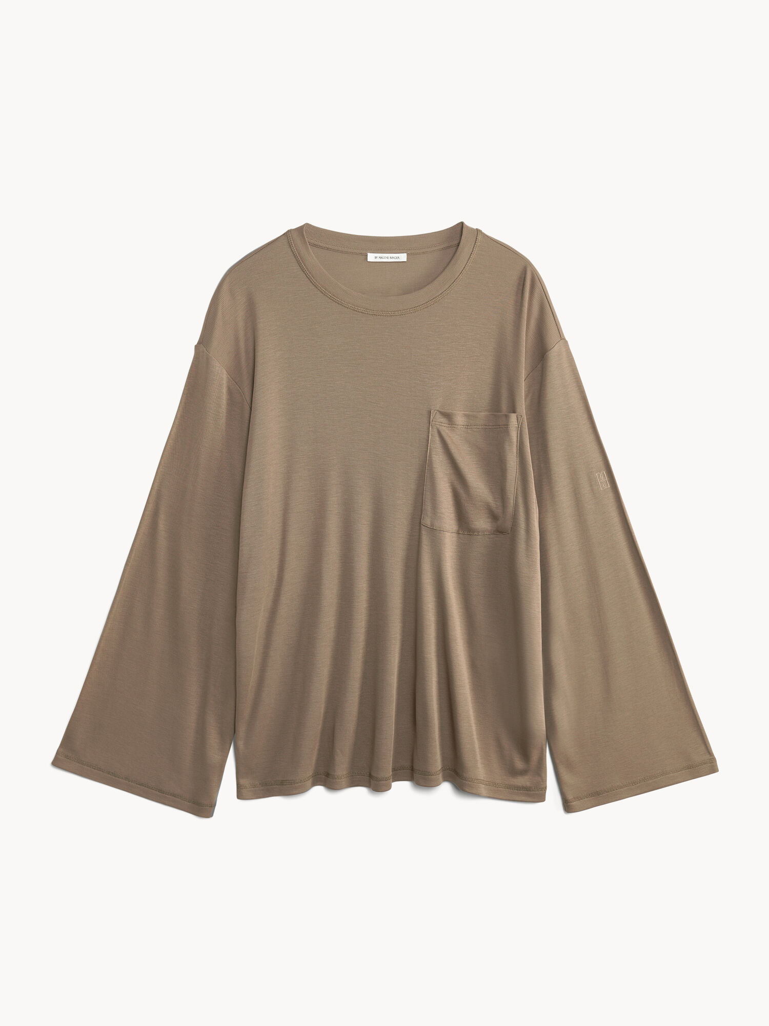 By Malene Birger Fayeh Oversized Longsleeve Topi Shitake | HR_BB11953