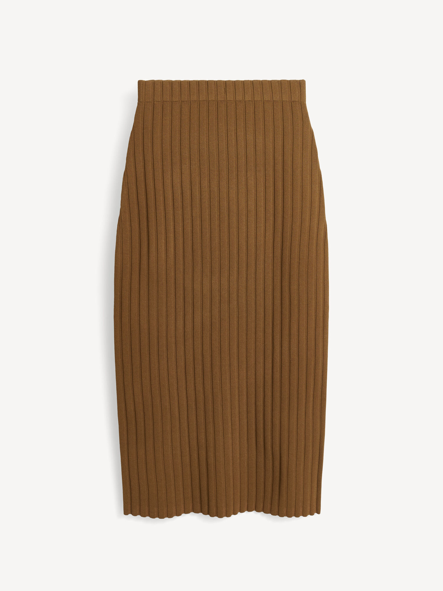 By Malene Birger Fiemme Midi Skirt Pletenina Shitake | HR_BB33922