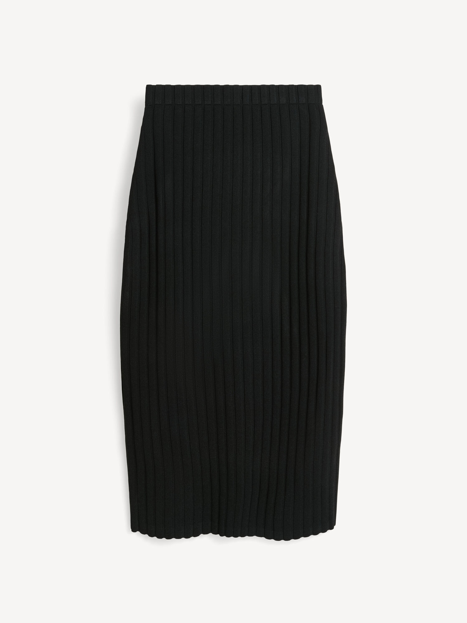 By Malene Birger Fiemme Midi Skirt Pletenina Crne | HR_BB19991