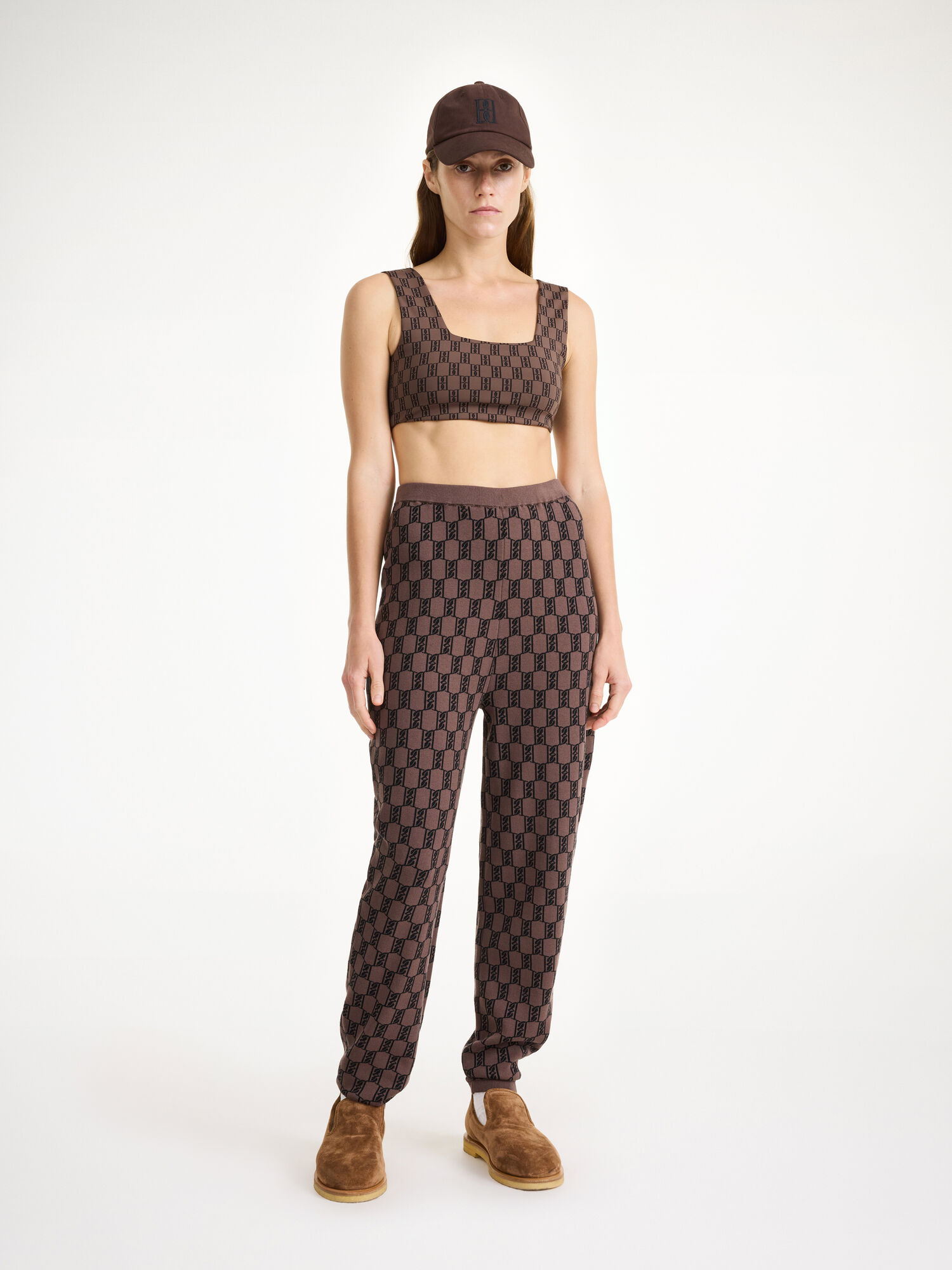 By Malene Birger Hali Knitted Sweatpants Pletenina Tamno | HR_BB84286