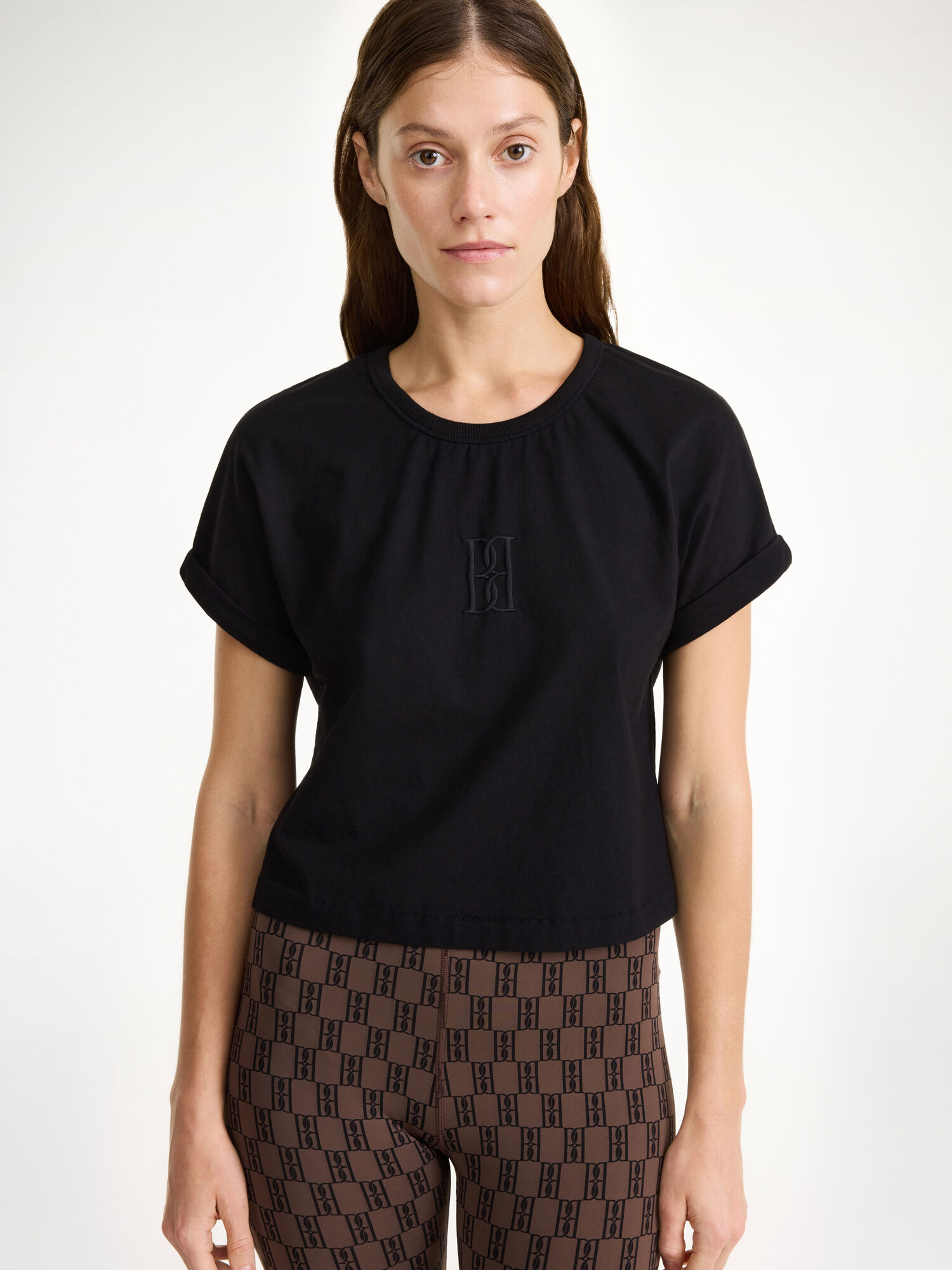 By Malene Birger Hedalia Organic Cotton T-shirt Topi Crne | HR_BB79674