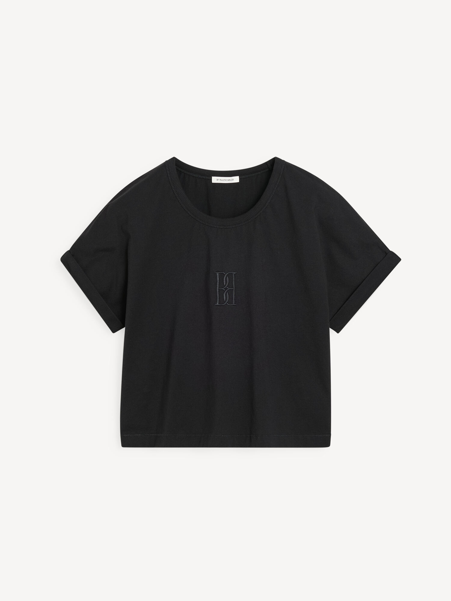 By Malene Birger Hedalia Organic Cotton T-shirt Topi Crne | HR_BB79674